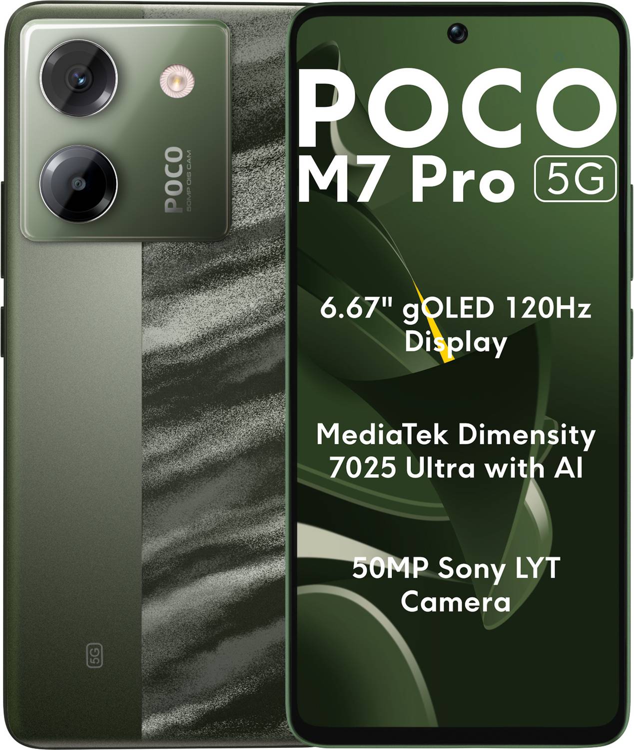 POCO M7 Pro 5G (Olive Twilight, 256 GB) (8 GB RAM)
