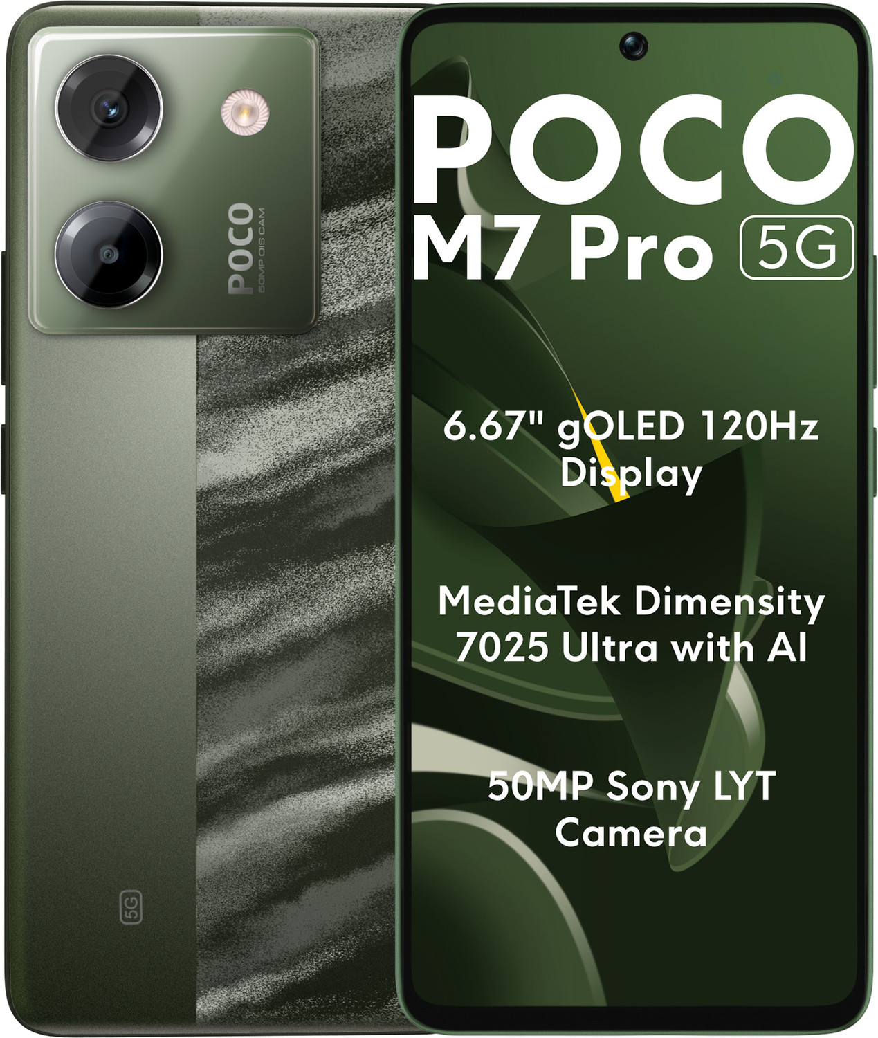Image of POCO M7 Pro 5G (Olive Twilight, 128 GB)