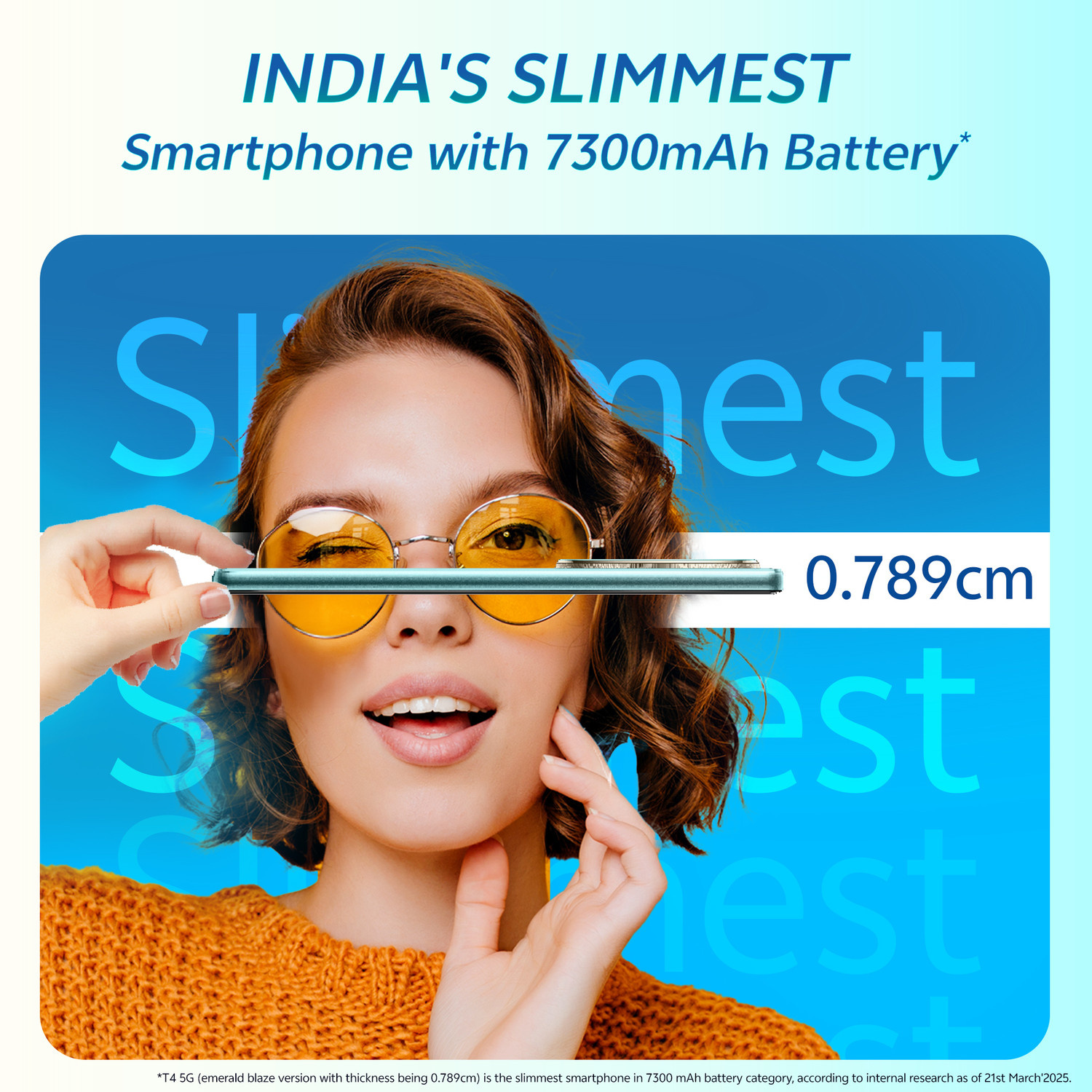 Image of vivo T4 5G (Emerald Blaze, 128 GB)