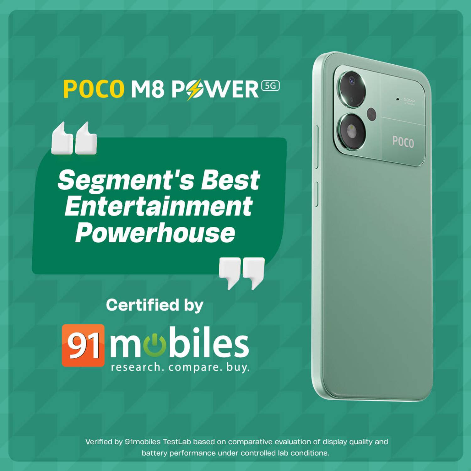 POCO M8 Power 5G 128GB Green - Image 4