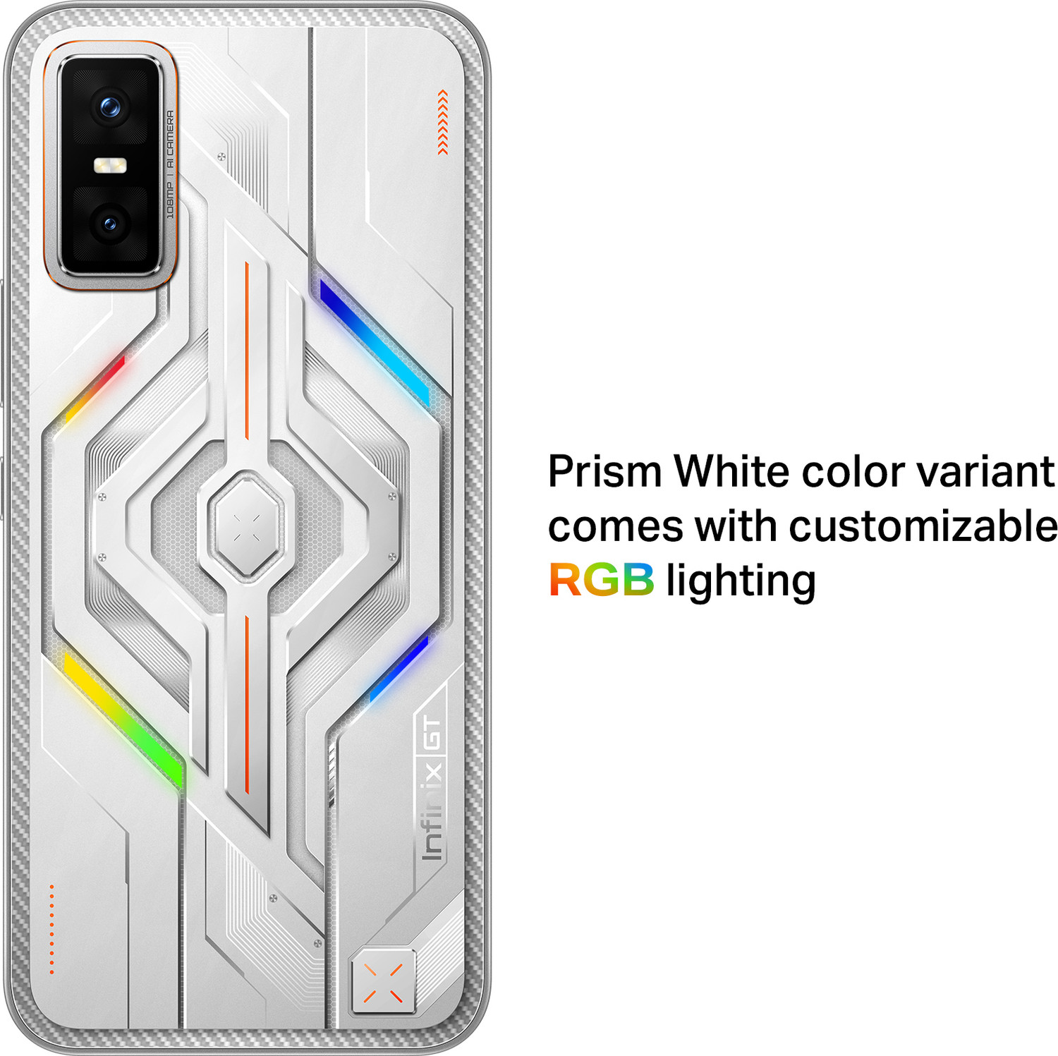 Image of Infinix GT 30 Pro 5G+ (Prism White, 256 GB)