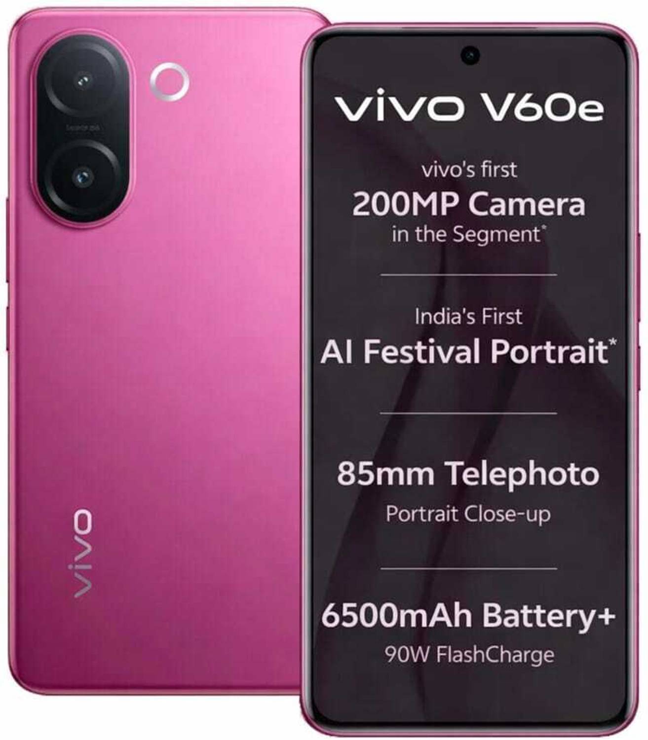 vivo V60 e Elite Purple 256GB - Image 1