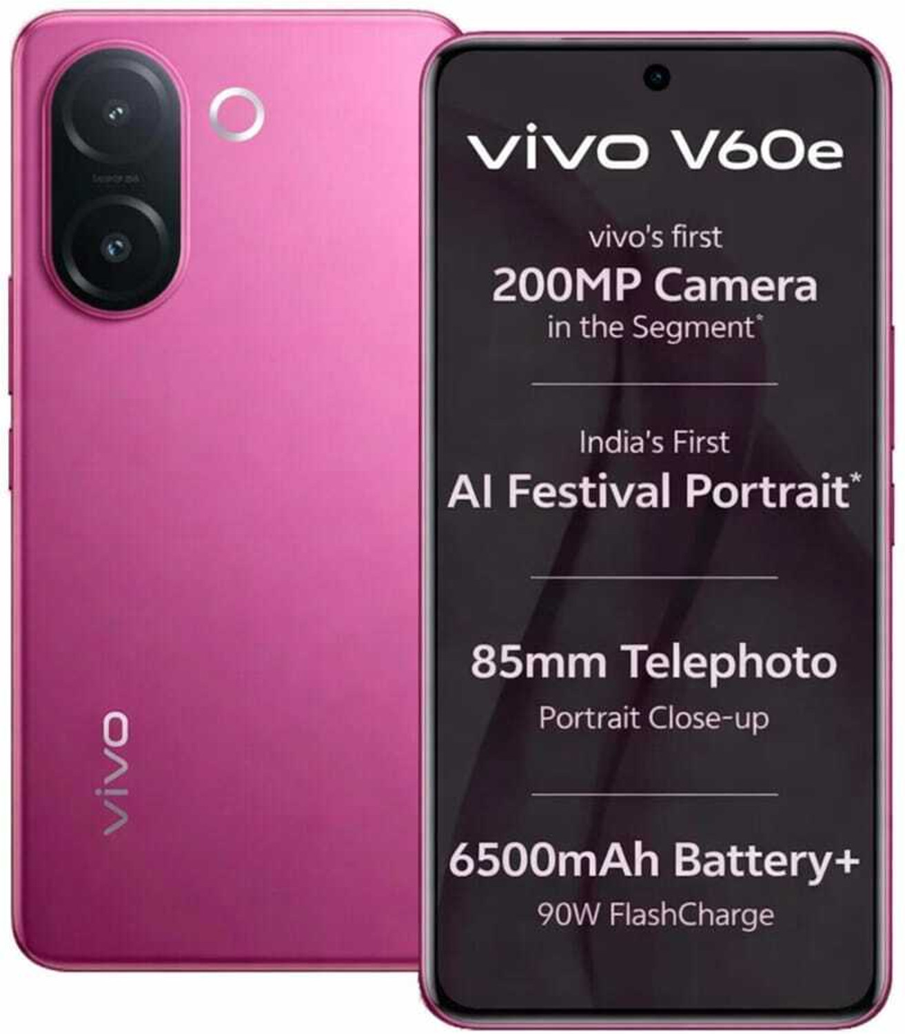 Image of vivo V60 e (Elite Purple, 256 GB)