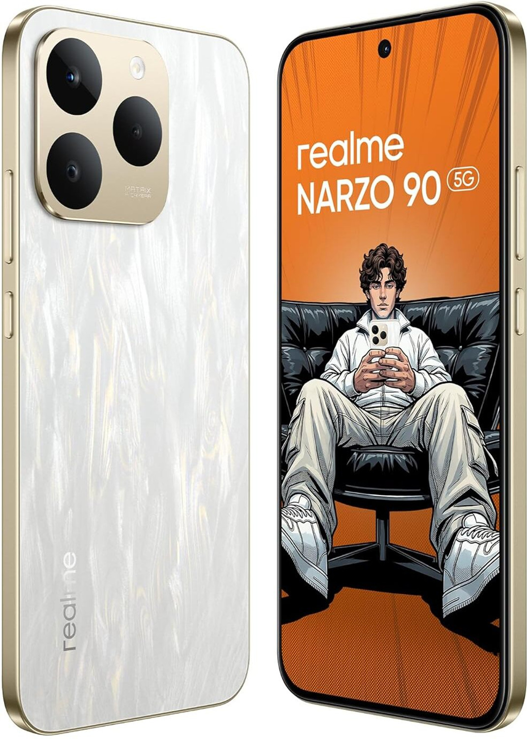 Image of realme Narzo 90 5g (Flowing Silver, 128 GB)