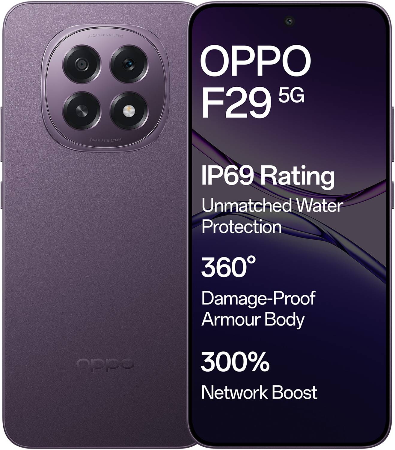OPPO F29 5G (Solid Purple, 128 GB) (8 GB RAM)