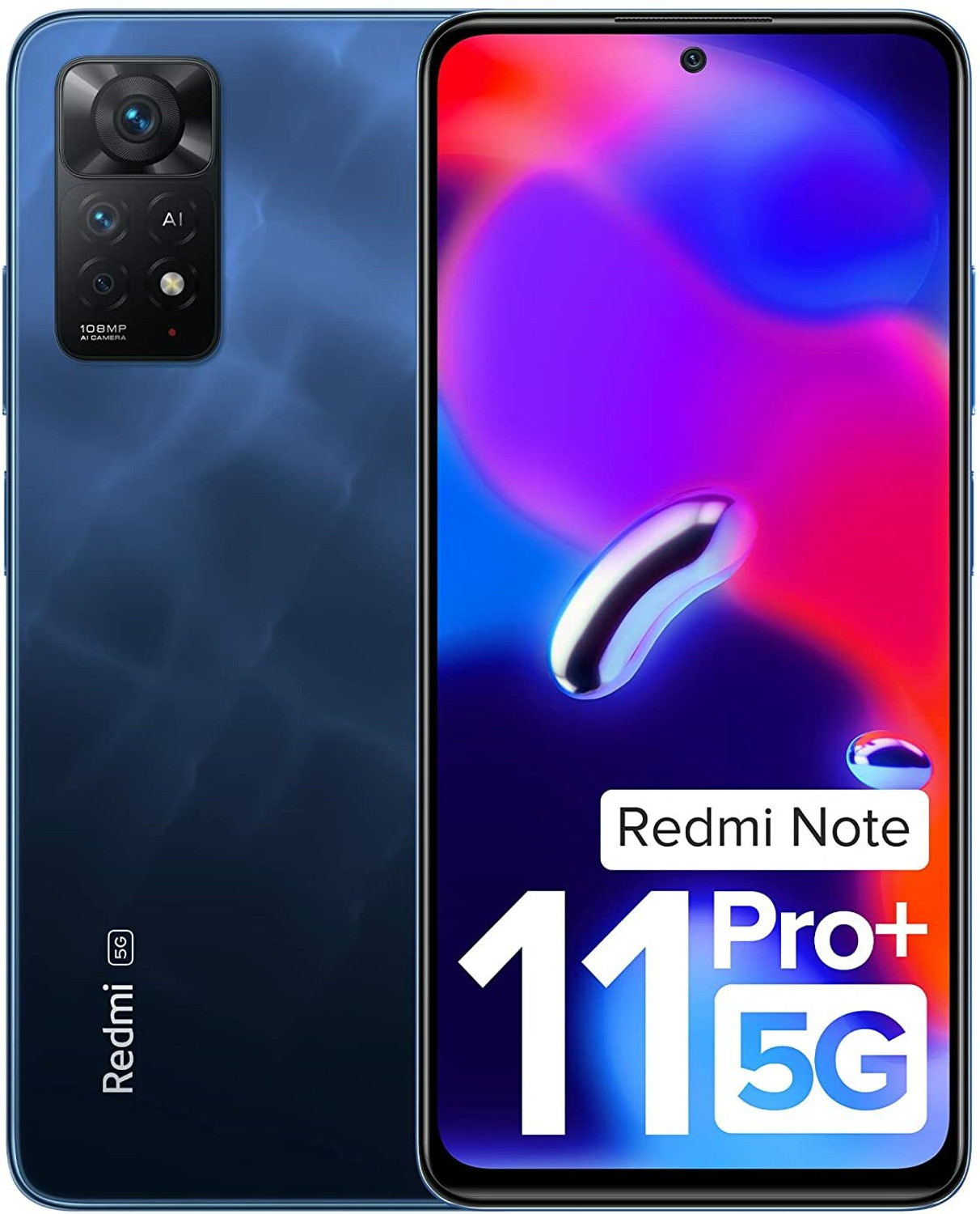 Image of Redmi Note 11 PRO Plus 5G (Mirage Blue, 256 GB)