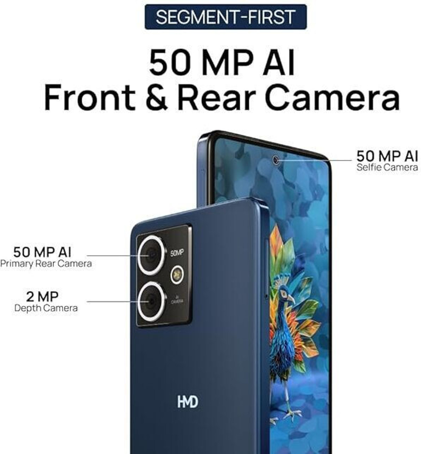 Image of hmd Crest 5G (Midnight Blue, 128 GB)