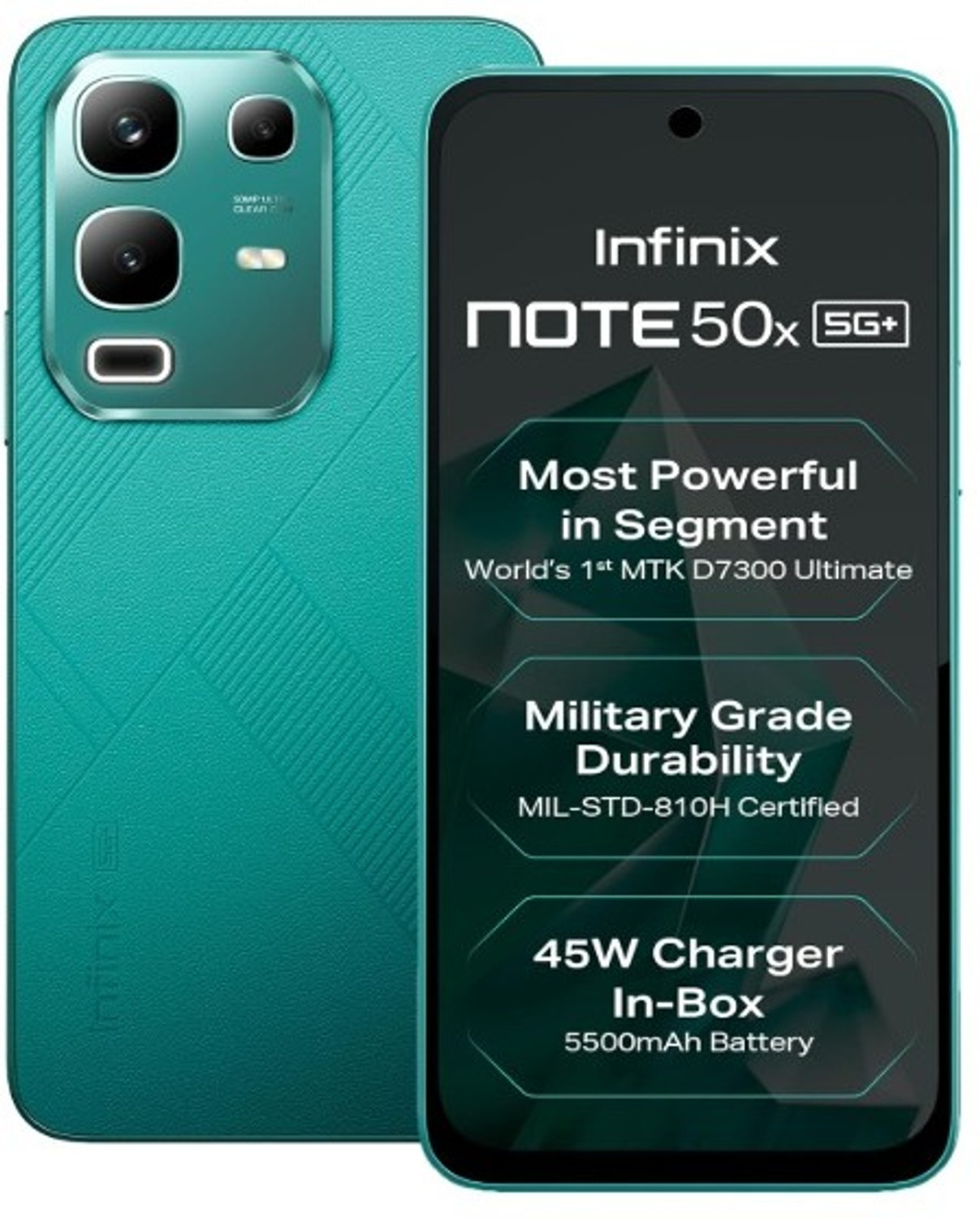 Image of Infinix Note 50s (Sea Breeze Green, 128 MB)