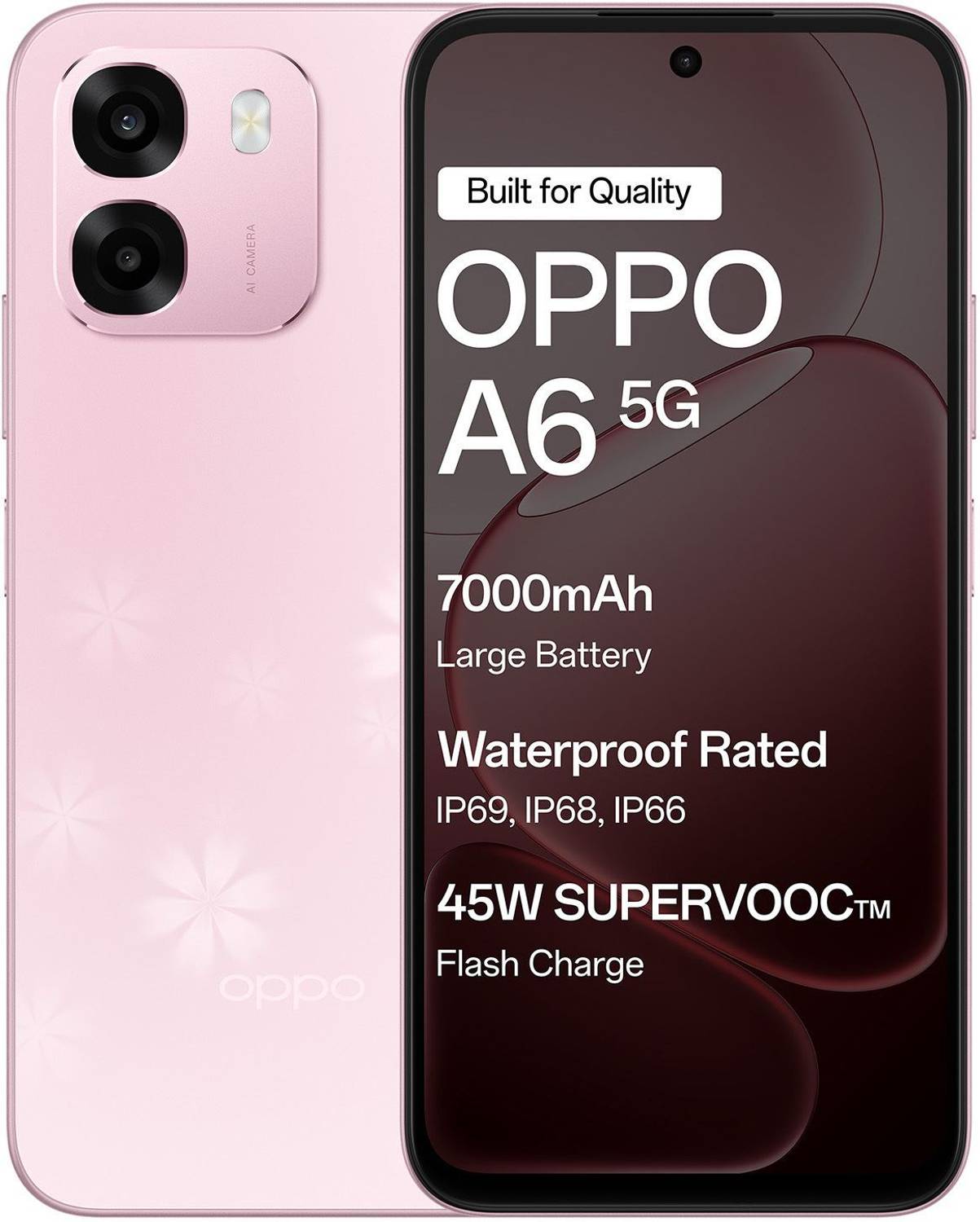 OPPO A6 5G (Sakura Pink, 128 GB) (6 GB RAM)