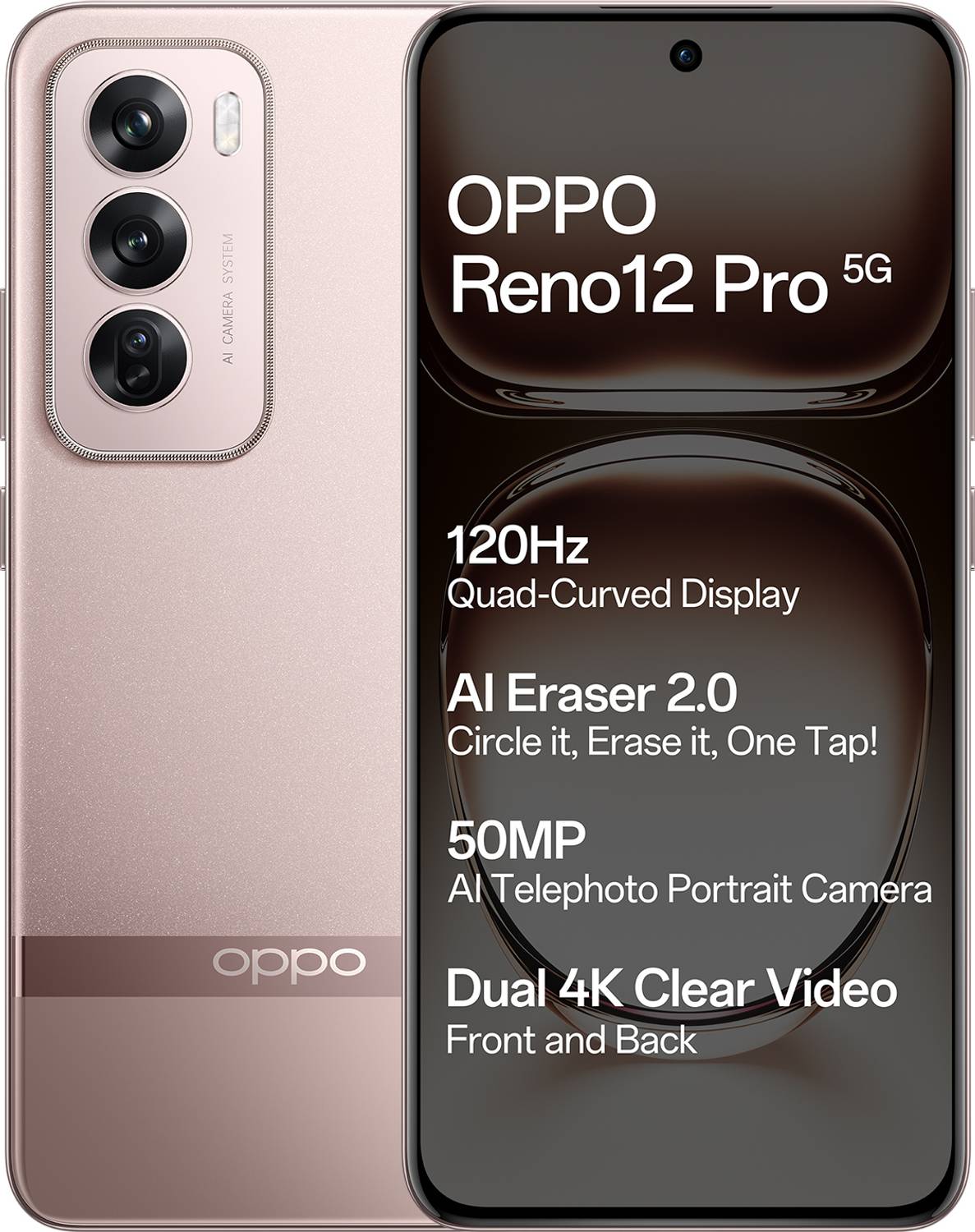 OPPO Reno 12 Pro 5G (Sunset Gold, 256 GB)