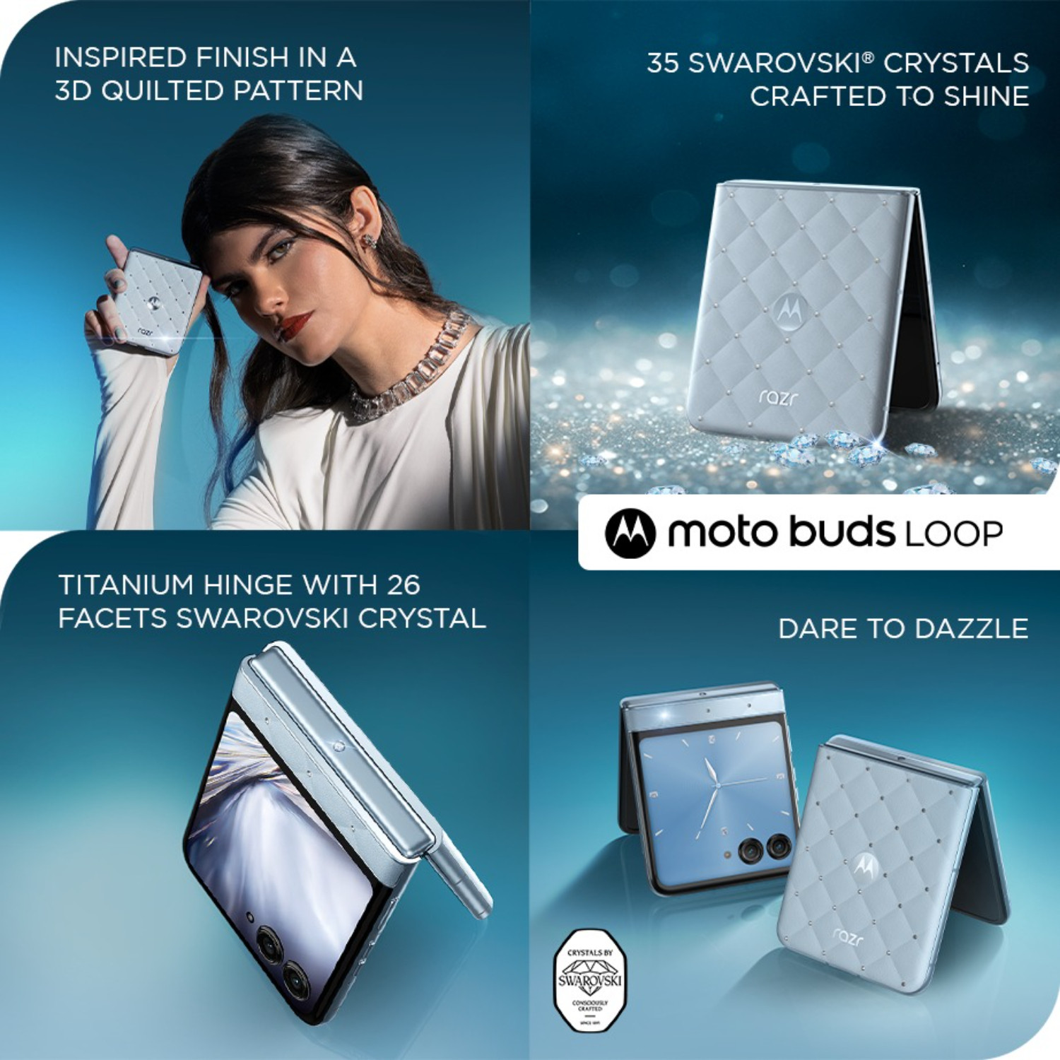 Image of MOTOROLA Razr 60 (Ice Melt, 256 GB)