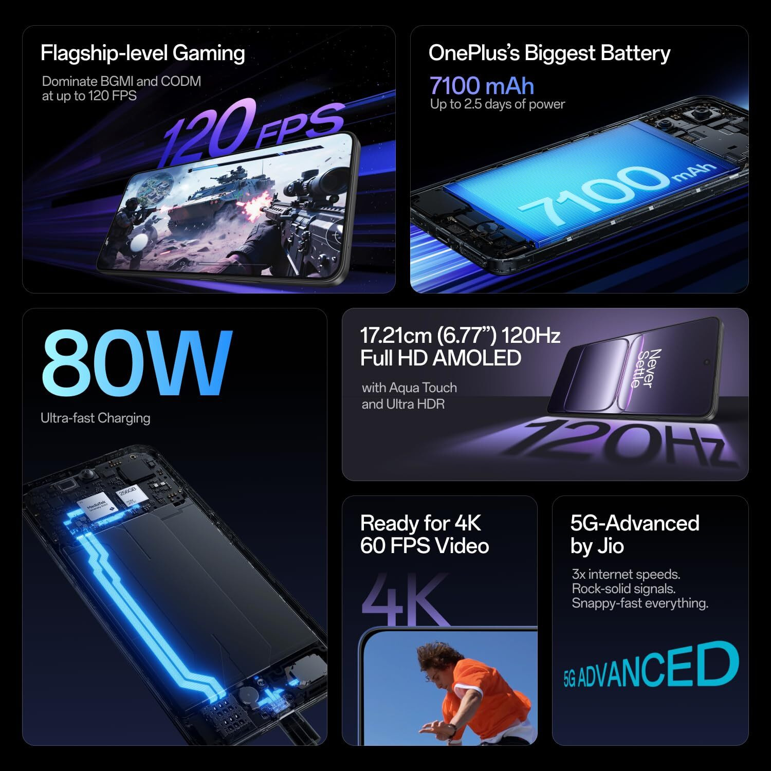 Image of OnePlus Nord CE5 5G (Black Infinity, 256 GB)