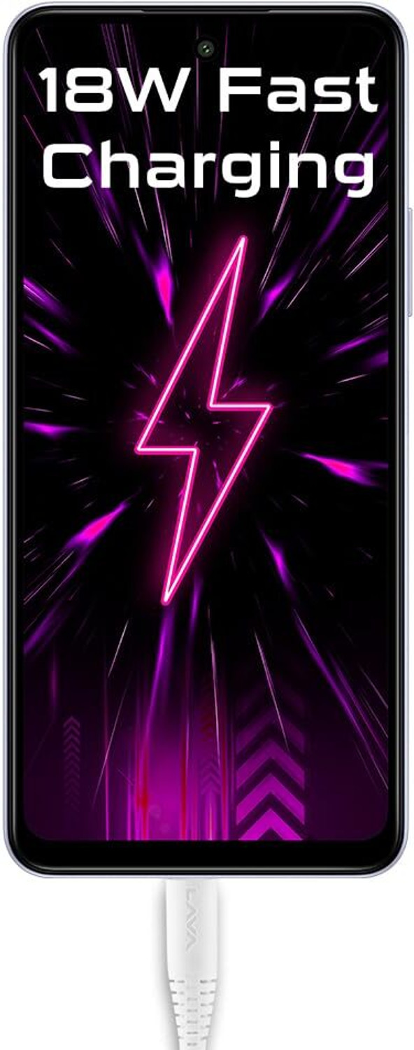 Image of LAVA Yuva 3 with Dual Sim|5000 mAh Battery|13MP Rear Camera |Expandable Upto 512 GB (Cosmic Lavender, 64 GB)