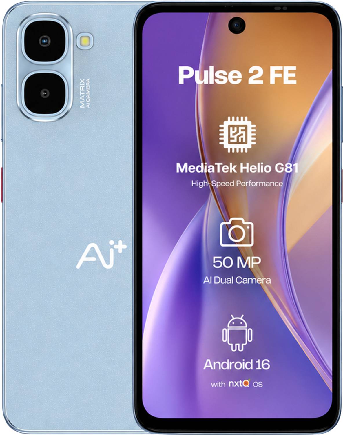 Ai+ Pulse 2 FE (Blue, 64 GB)
