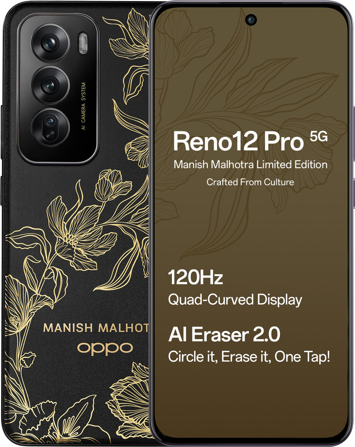 Image of OPPO Reno 12 Pro 5G (Manish Malhotra Limited Edition, 256 GB)