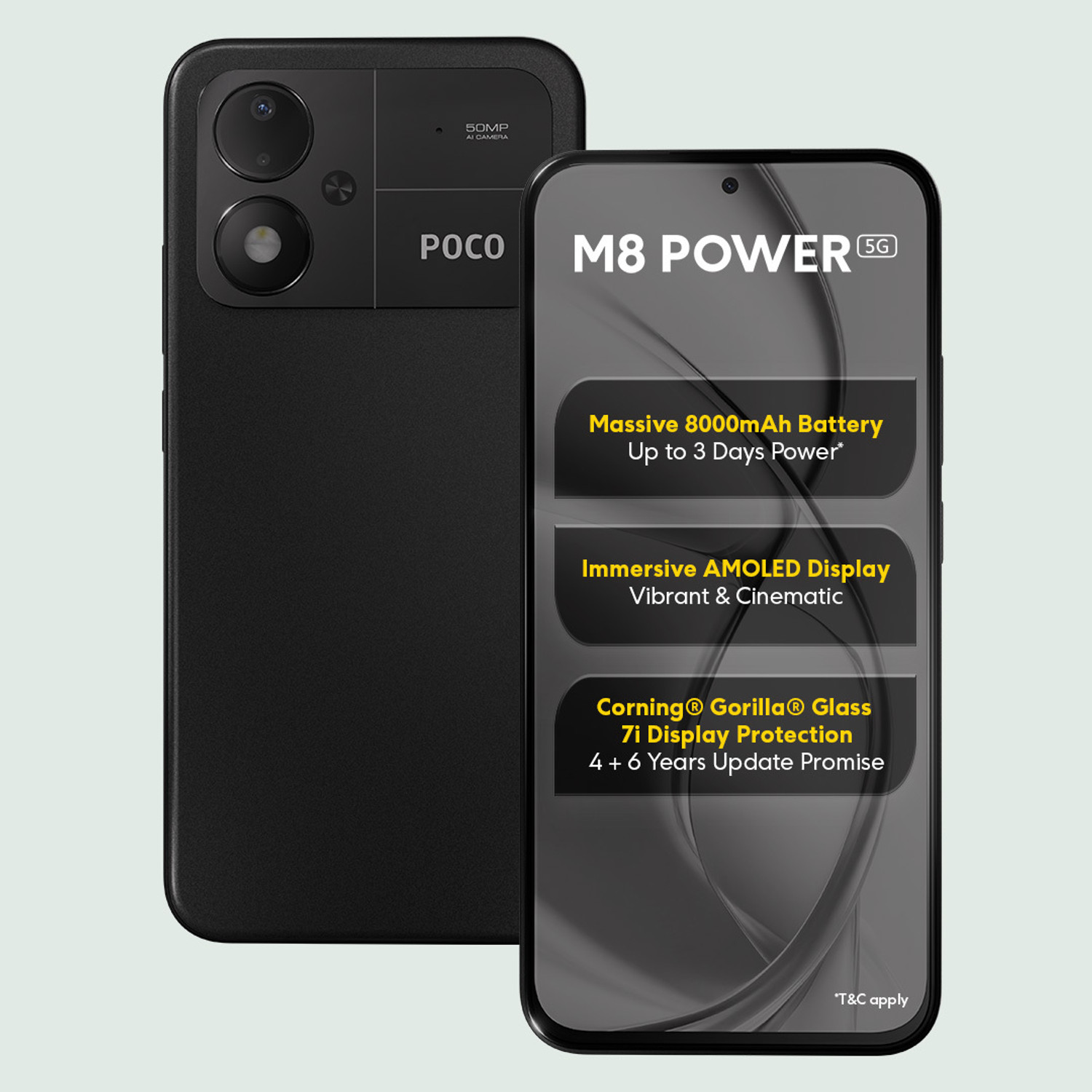 Image of POCO M8 Power 5G (Black, 128 GB)