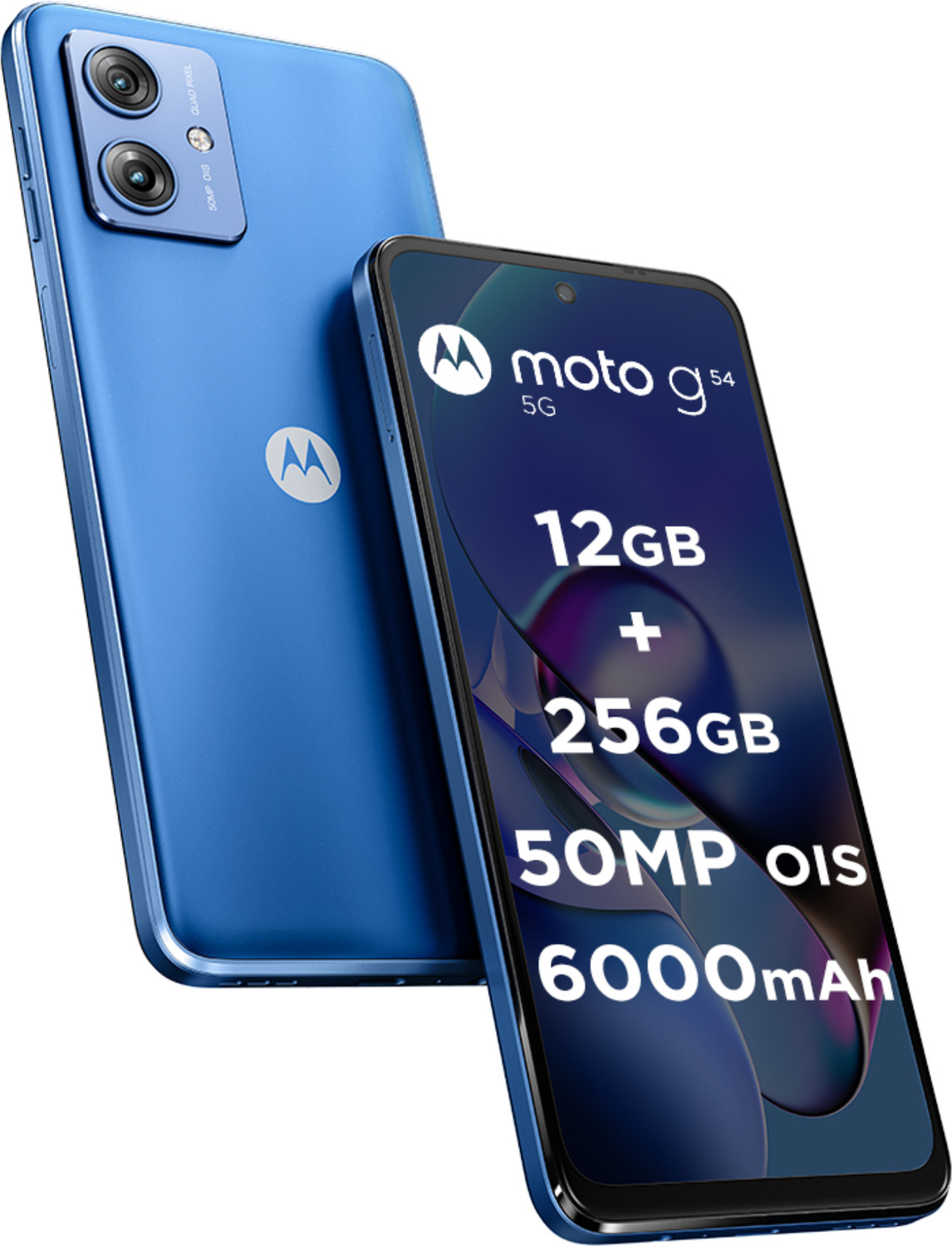 Image of Motorola g54 5G (Pearl Blue, 256 GB)