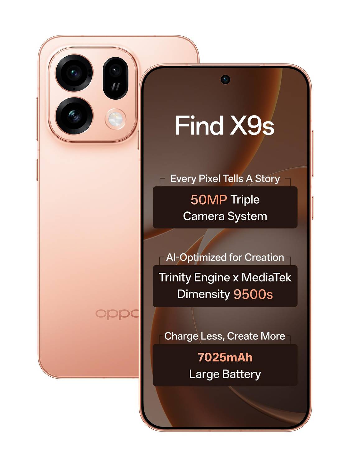 OPPO Find X9s (Sunset Orange, 512 GB)