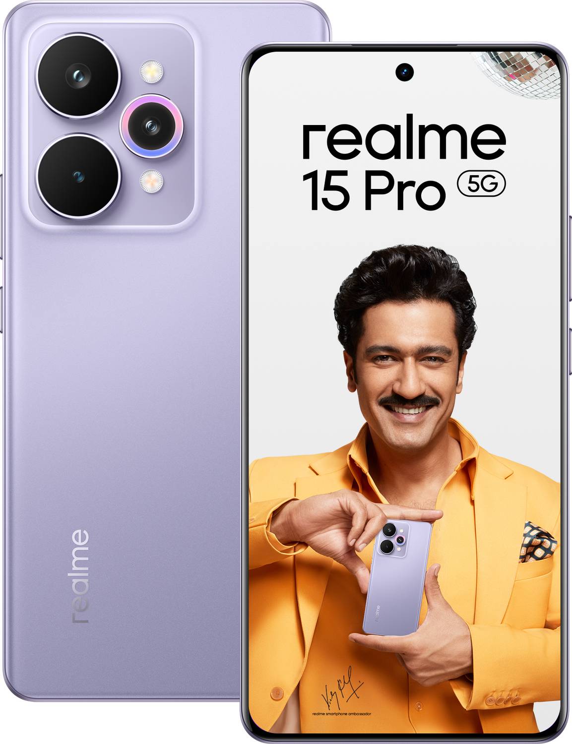 realme 15 Pro 5G 256GB Silk Purple - Image 1