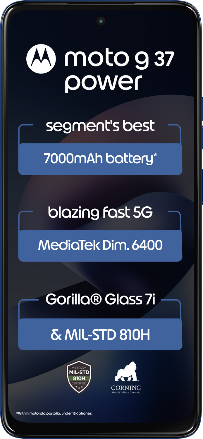 Image of MOTOROLA g37 power (PANTONE Nautical Blue, 128 GB)