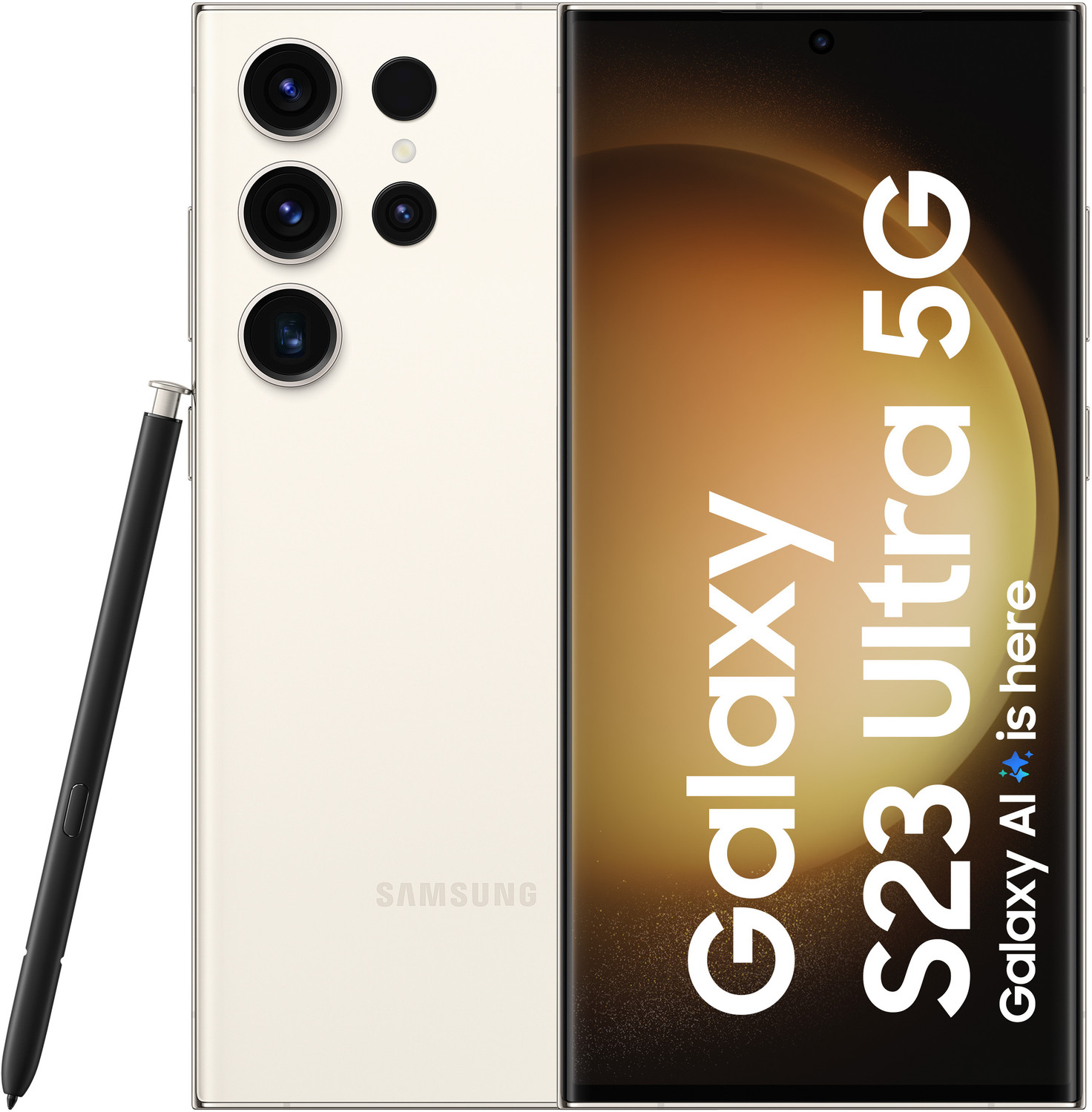 Image of Samsung Galaxy S23 Ultra 5G (Cream, 512 GB)