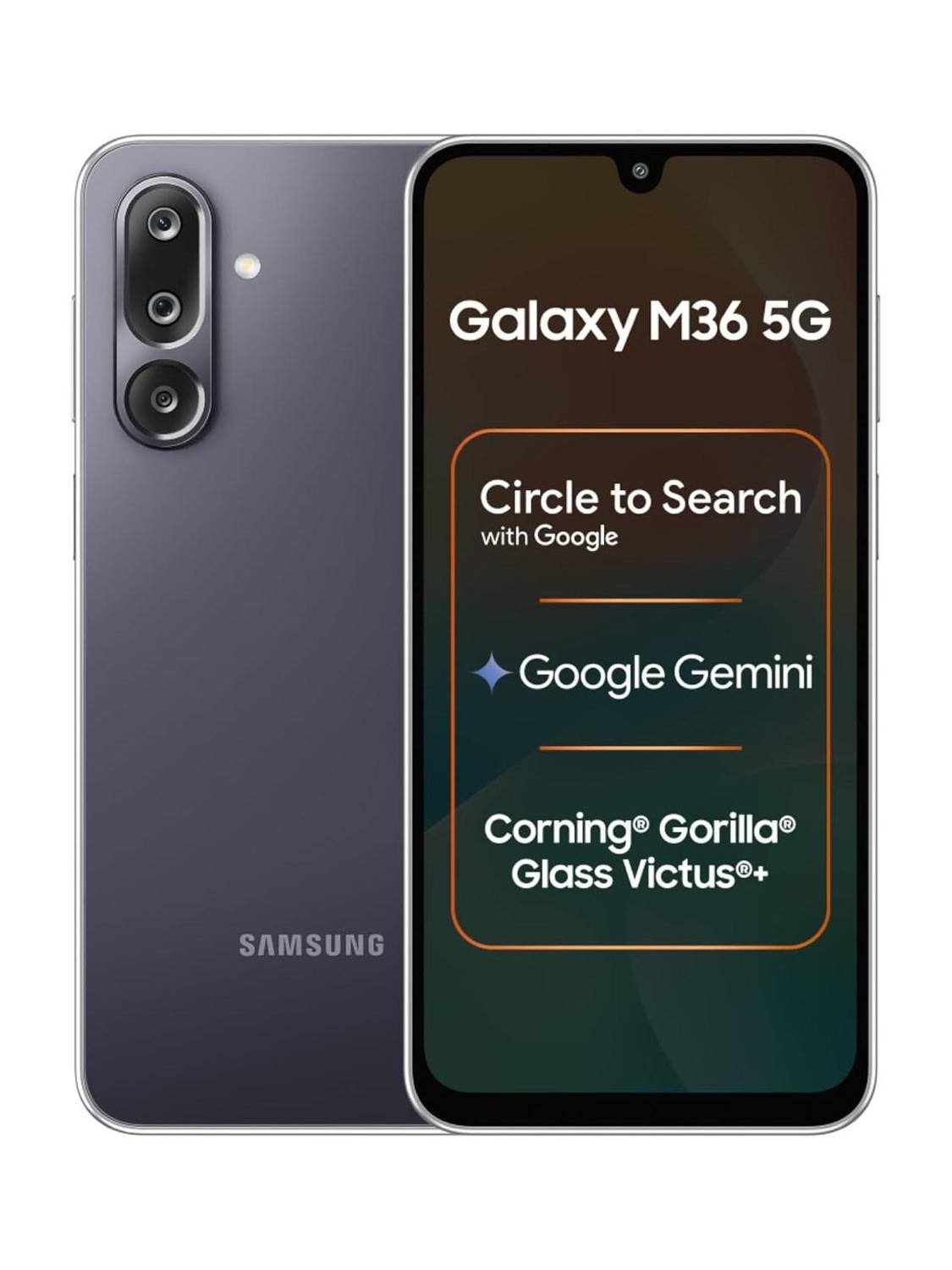 Samsung M36 5G (Velvet Black / Black, 128 GB)