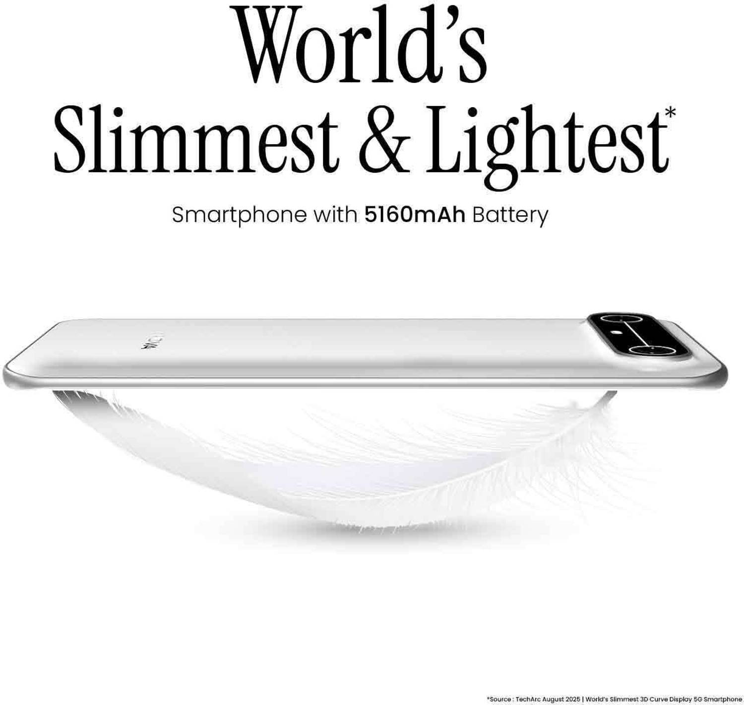 Tecno Pova Slim 5G (Slim White, 128 GB) - Image 3