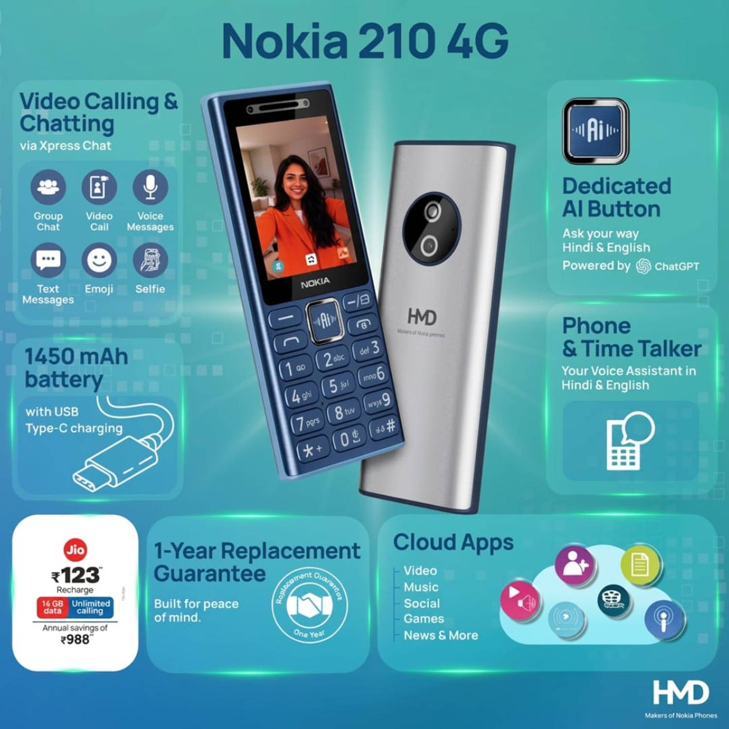 Nokia 210 4G DS - Image 2