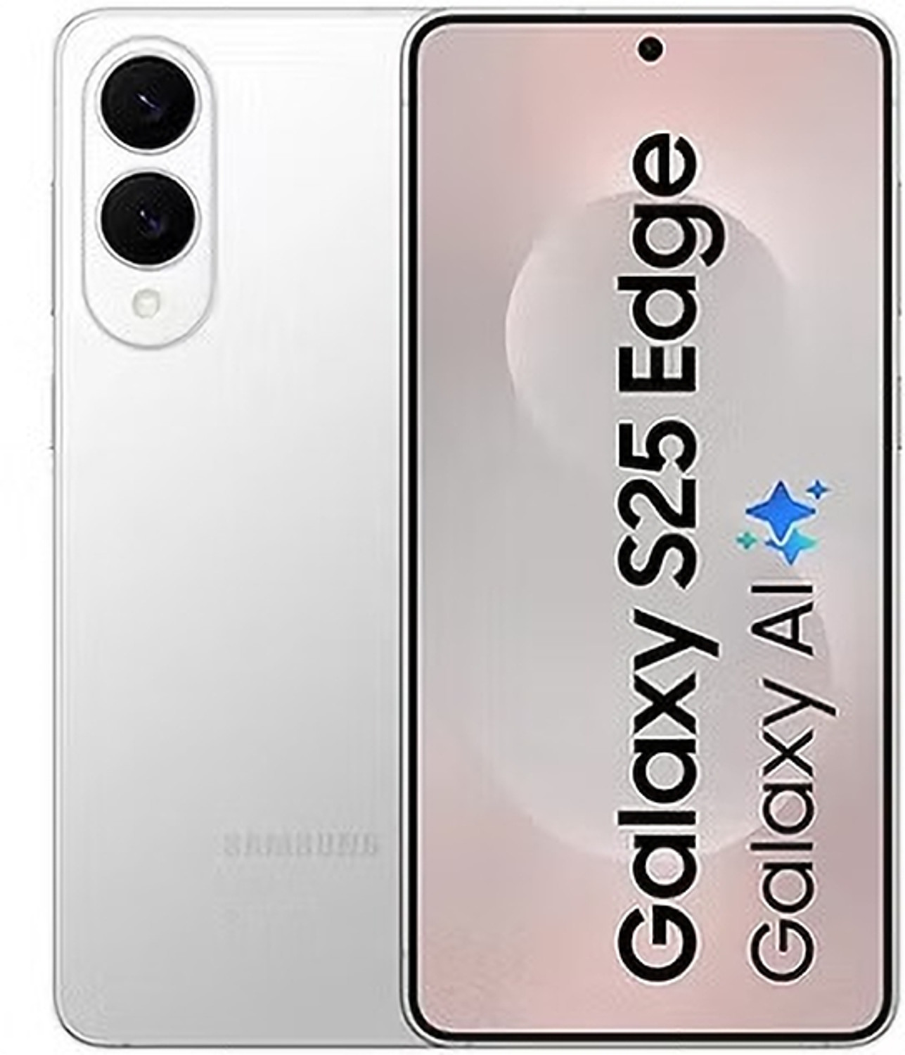 Image of Samsung Galaxy S25 Edge 5G (Titanium Silver, 256 GB)