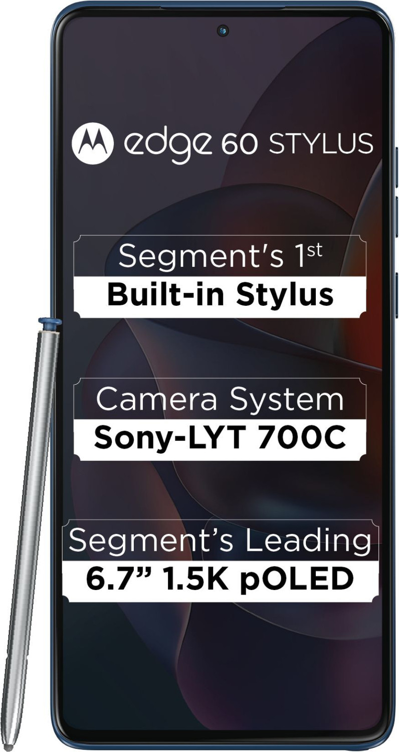 Image of MOTOROLA Edge 60 Stylus (PANTONE Gibraltar Sea, 256 GB)
