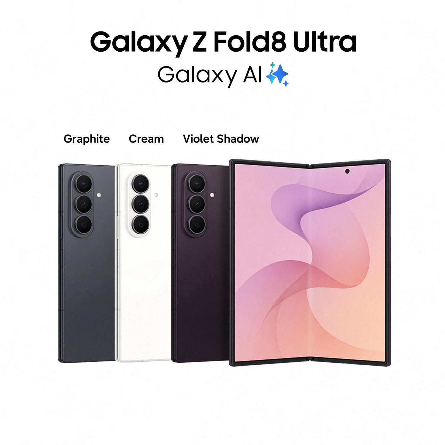Image of Samsung Galaxy Z Fold8 Ultra 5G (Violet Shadow, 1 TB)