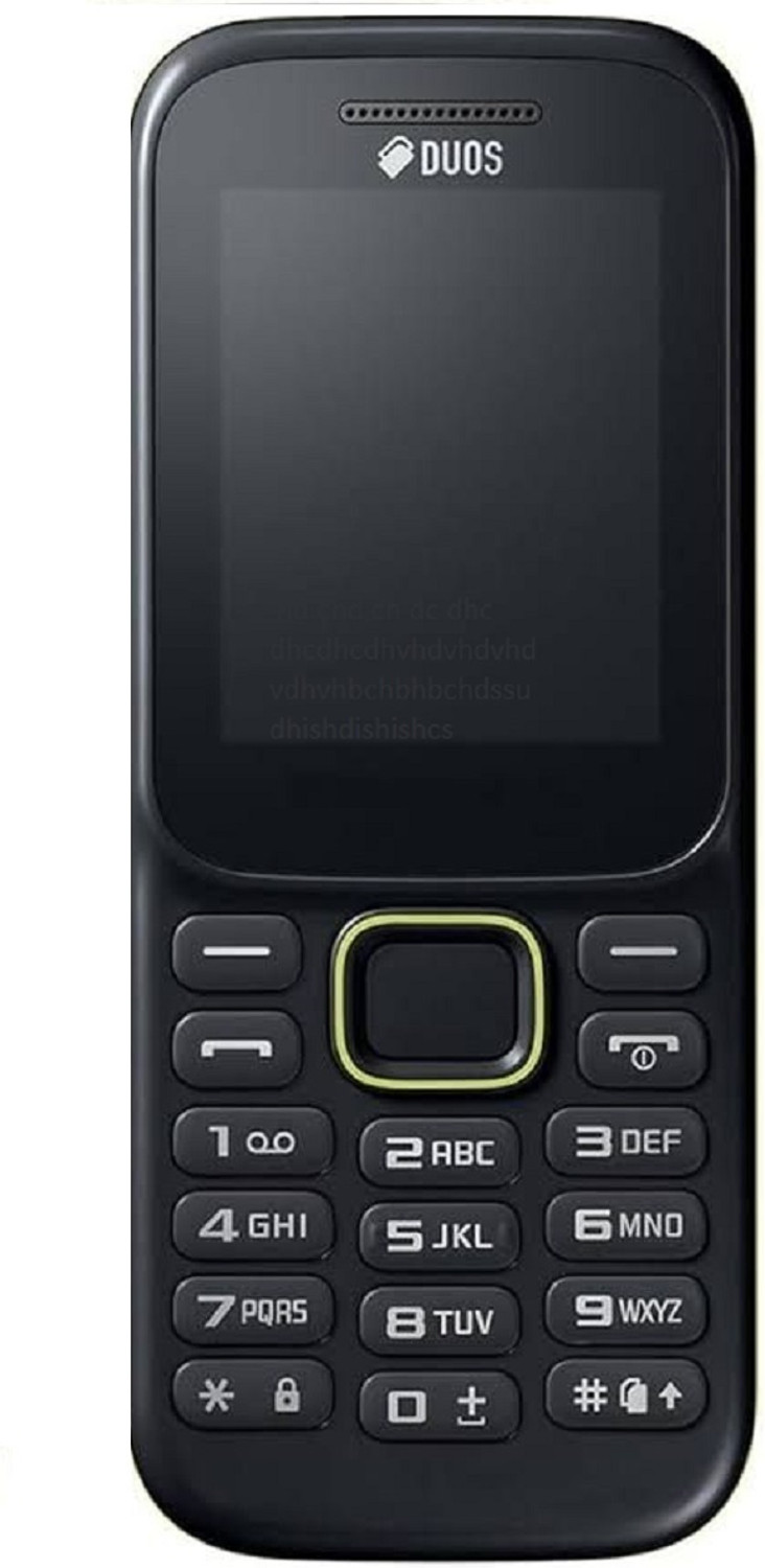 Image of Samsung AM-0B310 Guru Music 2 SM-B310E Dual SIM FM Black Keypad Mobile Phone