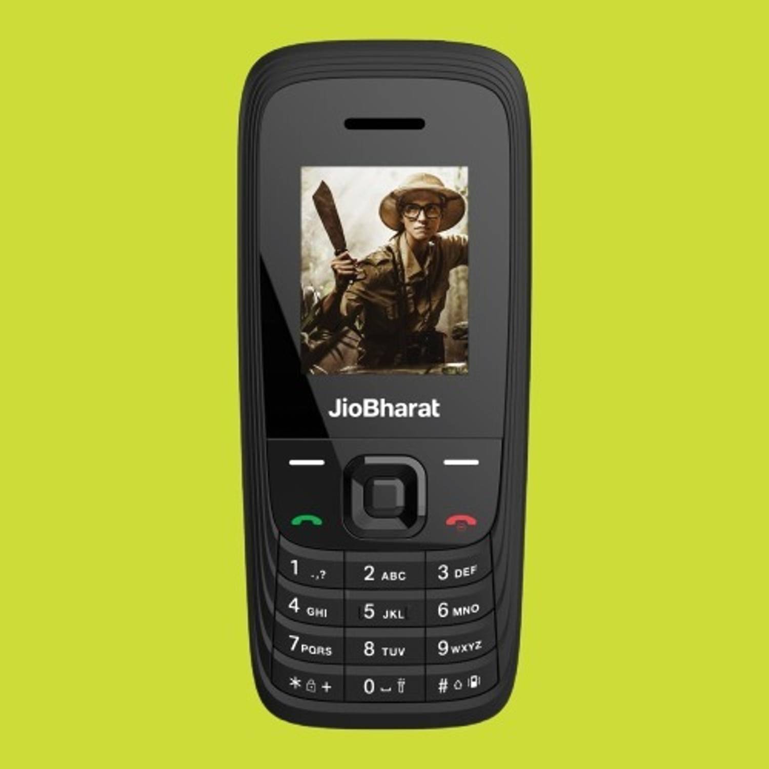Jio Bharat V4 JBV191M1 4G UPI Phone (Black)