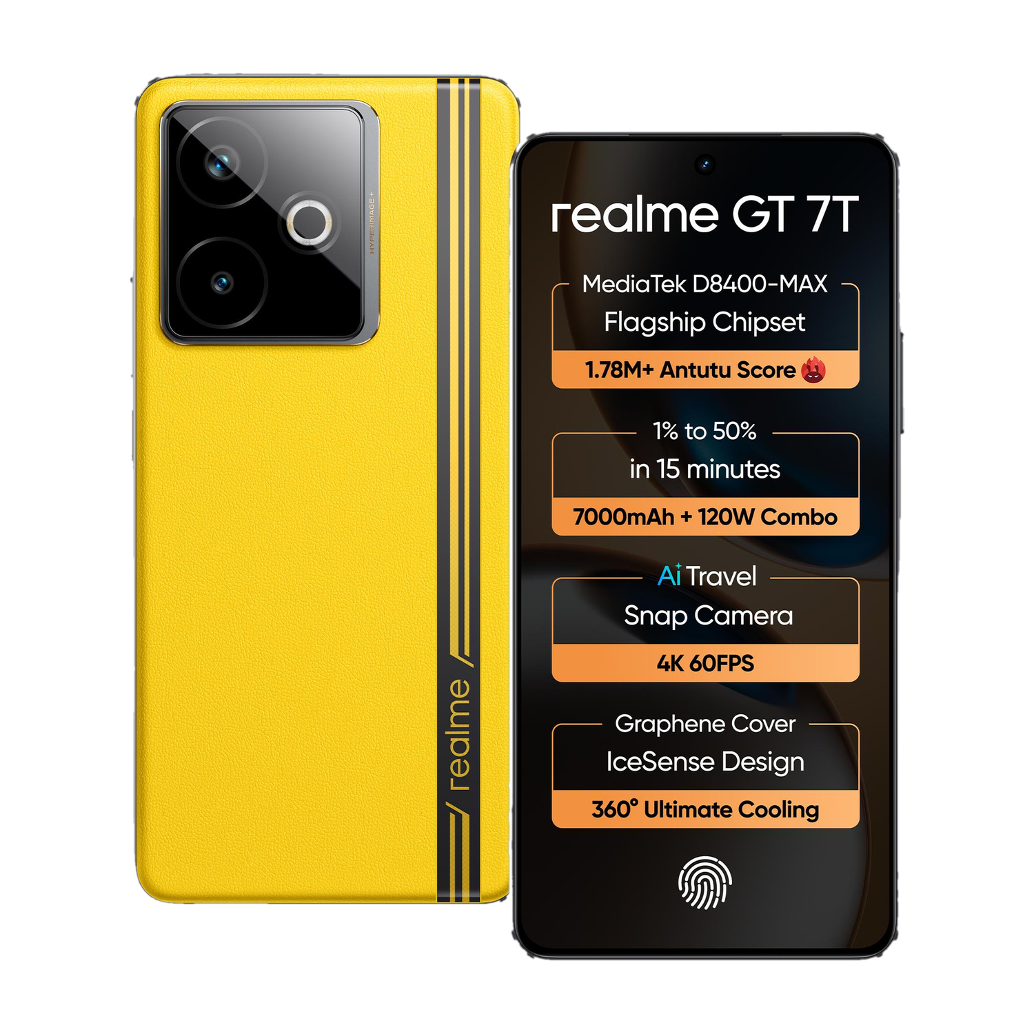 realme GT 7T Racing Yellow 256 GB