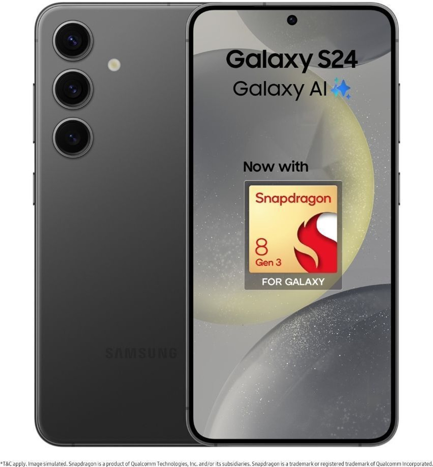Image of Samsung Galaxy S24 5G Snapdragon (Onyx Black, 128 GB)