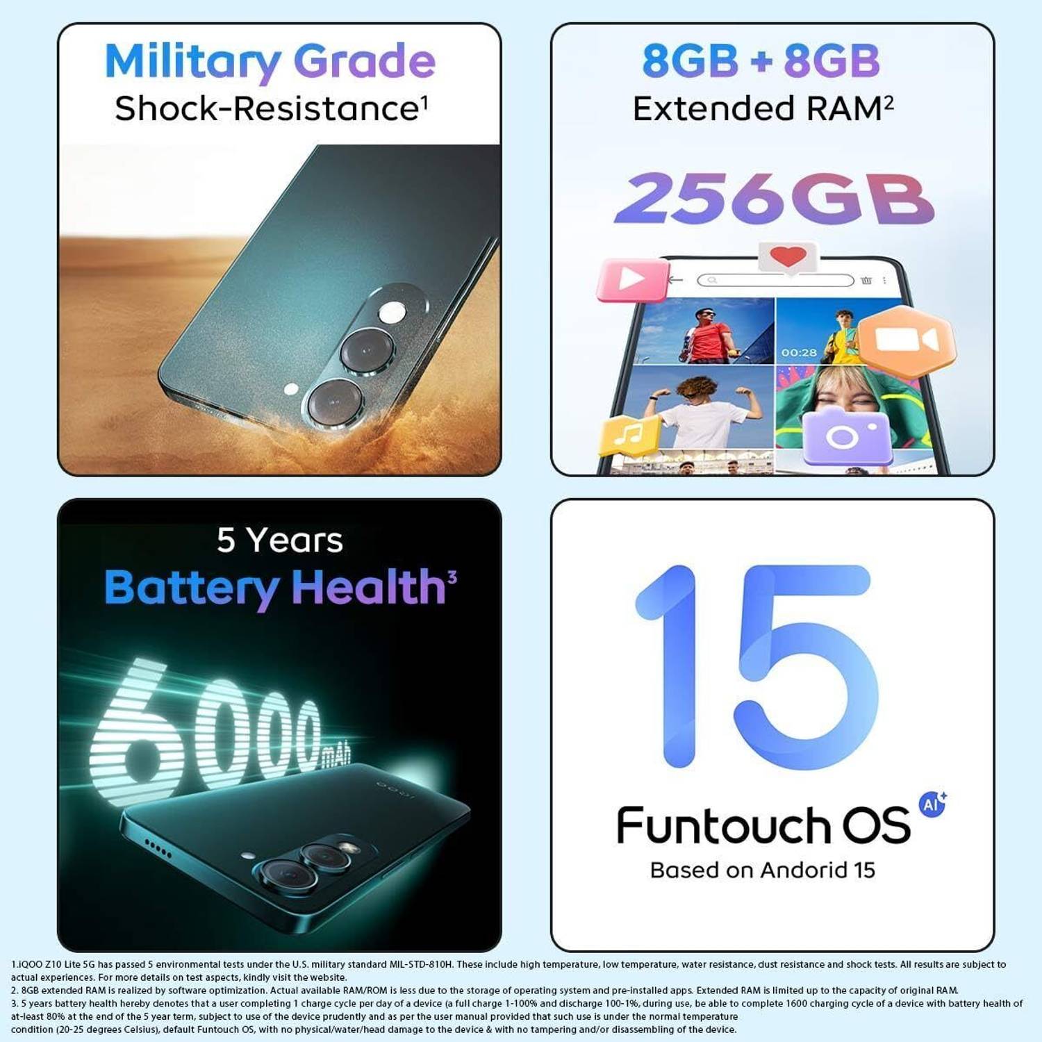 IQOO Z10 Lite 5G 128GB Cyber Green - Image 4