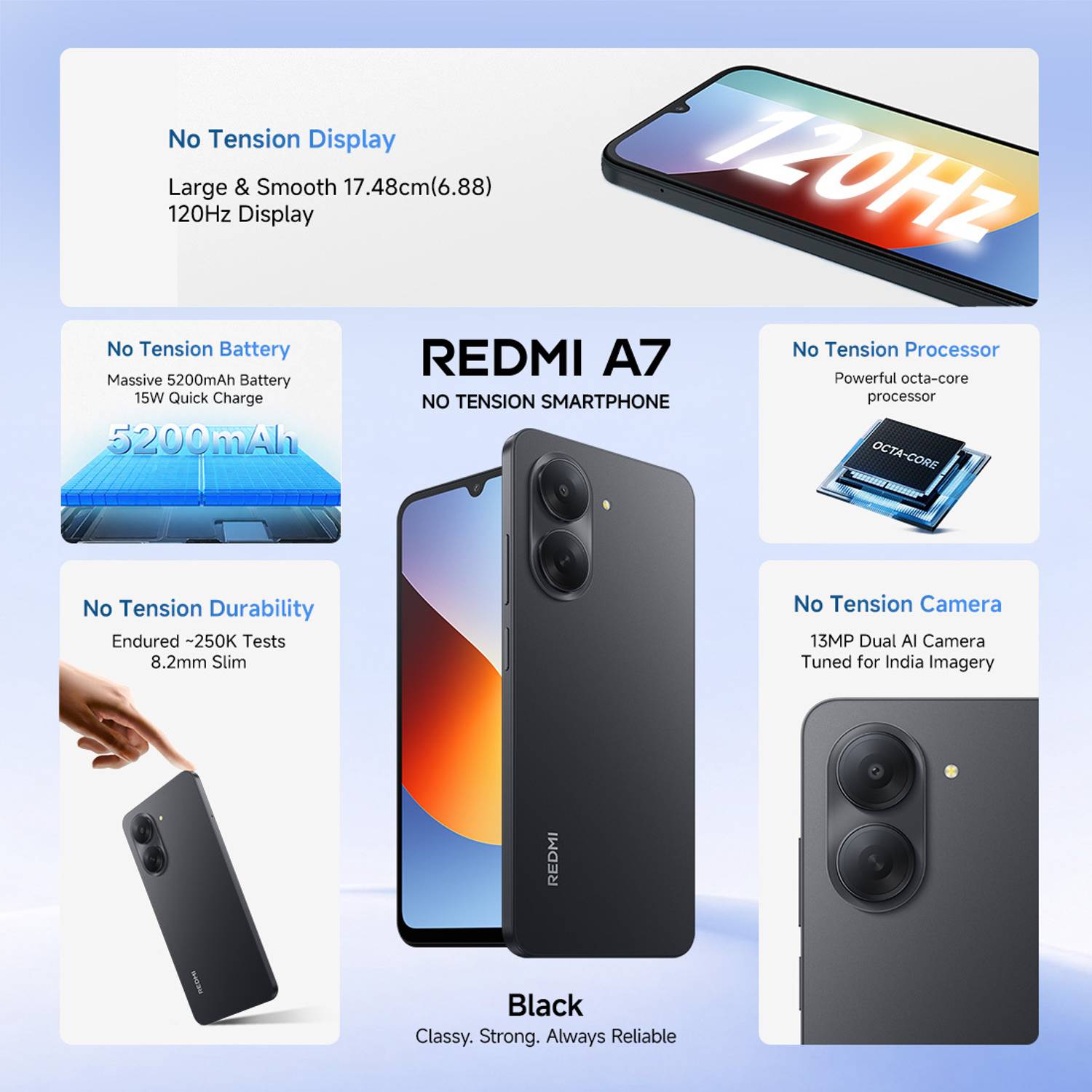 REDMI A7 (Black, 64 GB) - Image 2