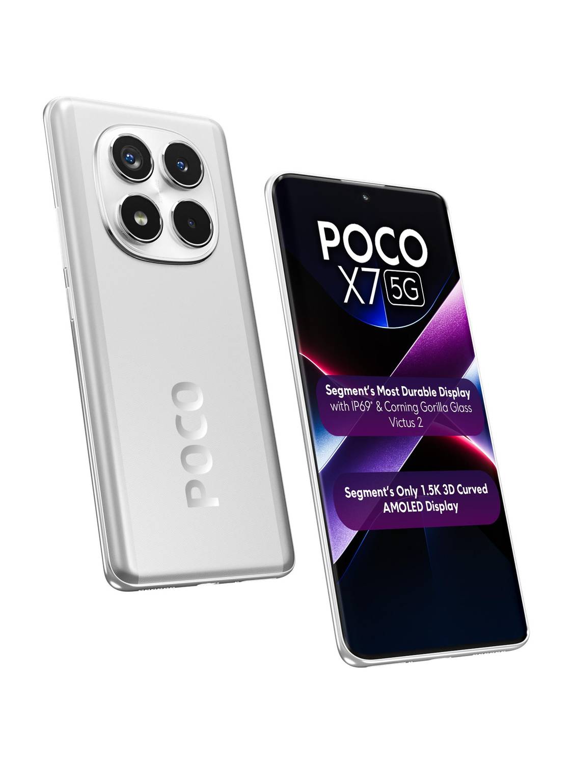 POCO X7 5G (Cosmic Silver, 256 GB)