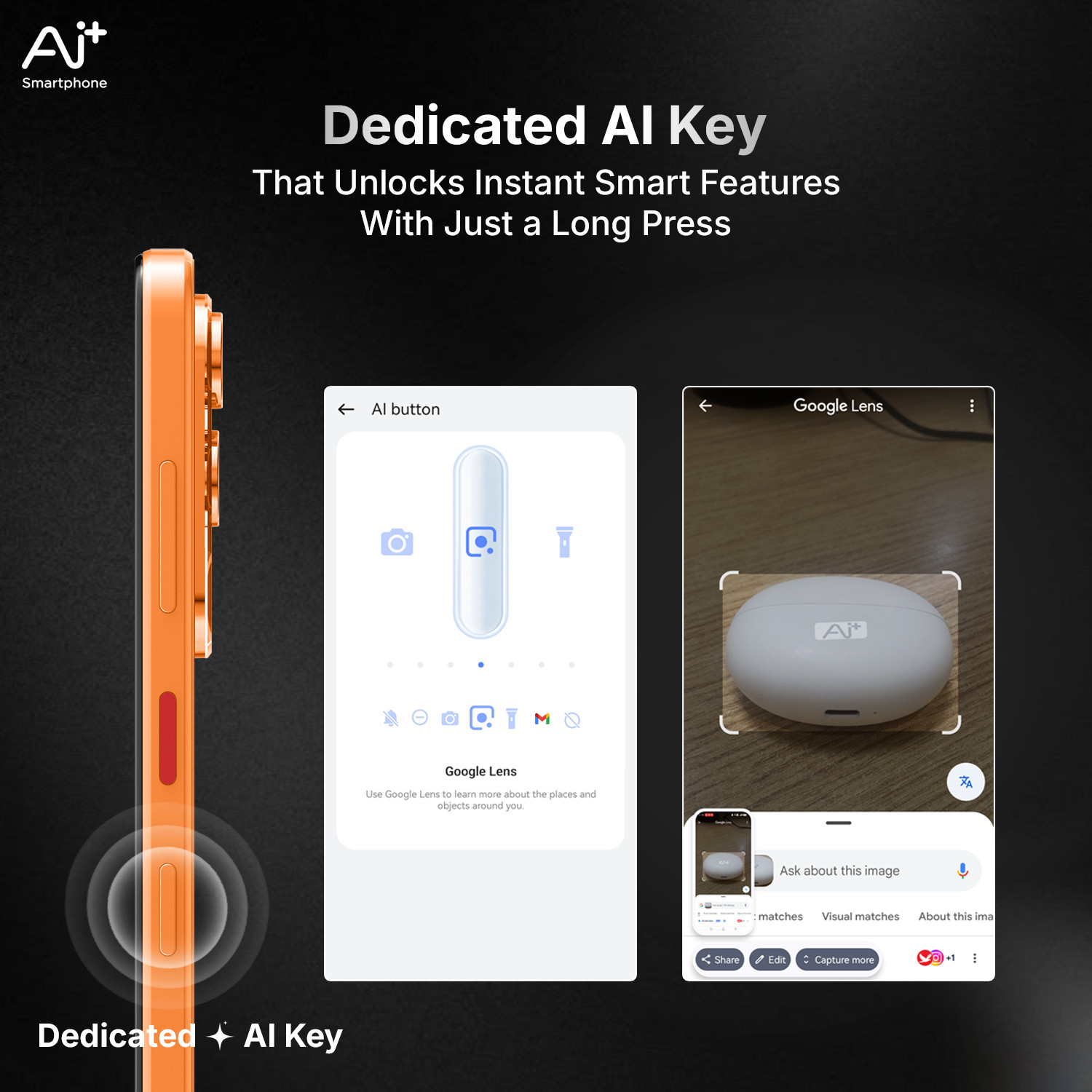 Image of Ai+ Nova 2 Neo 5G (Orange, 128 GB)