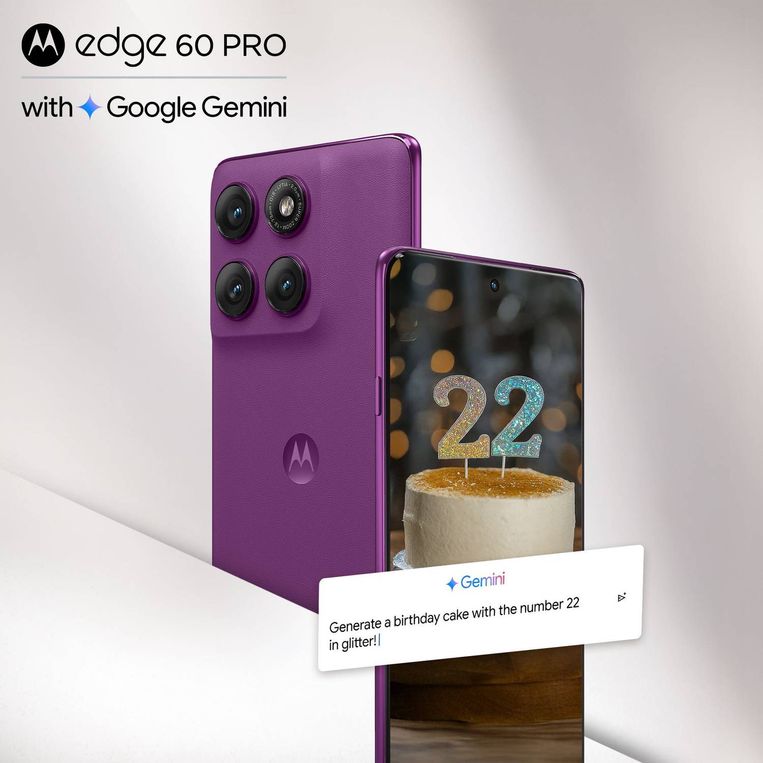 Motorola Edge 60 Pro 256GB Pantone Sparkling Grape - Image 4
