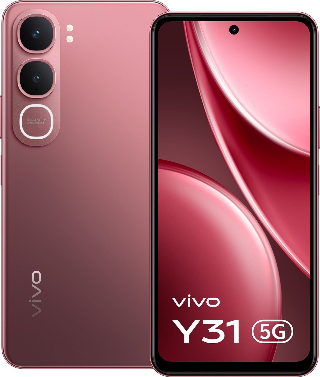 Image of vivo Y31 5G (Blush Red, 128 GB)