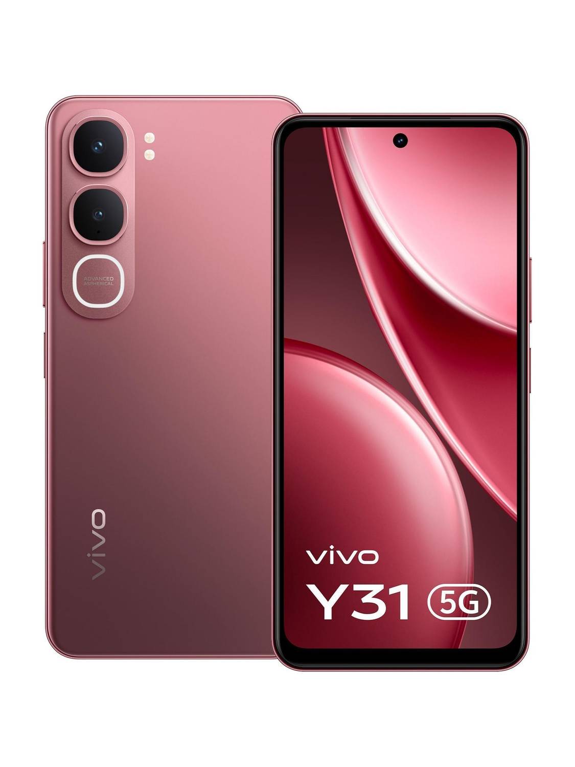 vivo Y31 5G 128GB Blush Red - Image 1