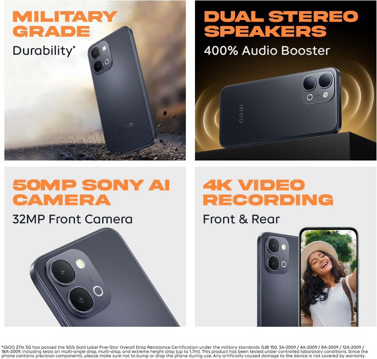 Image of IQOO Z11x 5G (Titan Black, 256 GB)