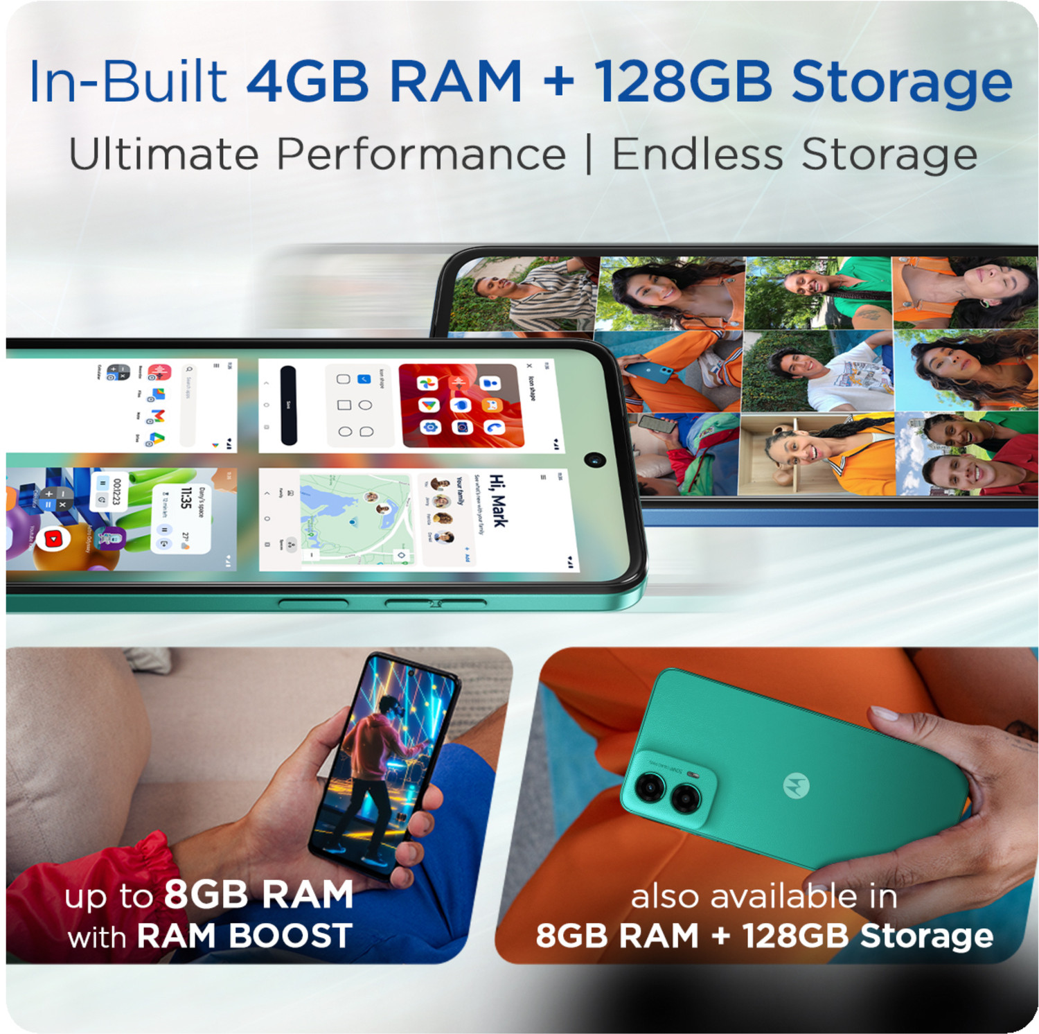 Image of Motorola g45 5G (Brilliant Green, 128 GB)