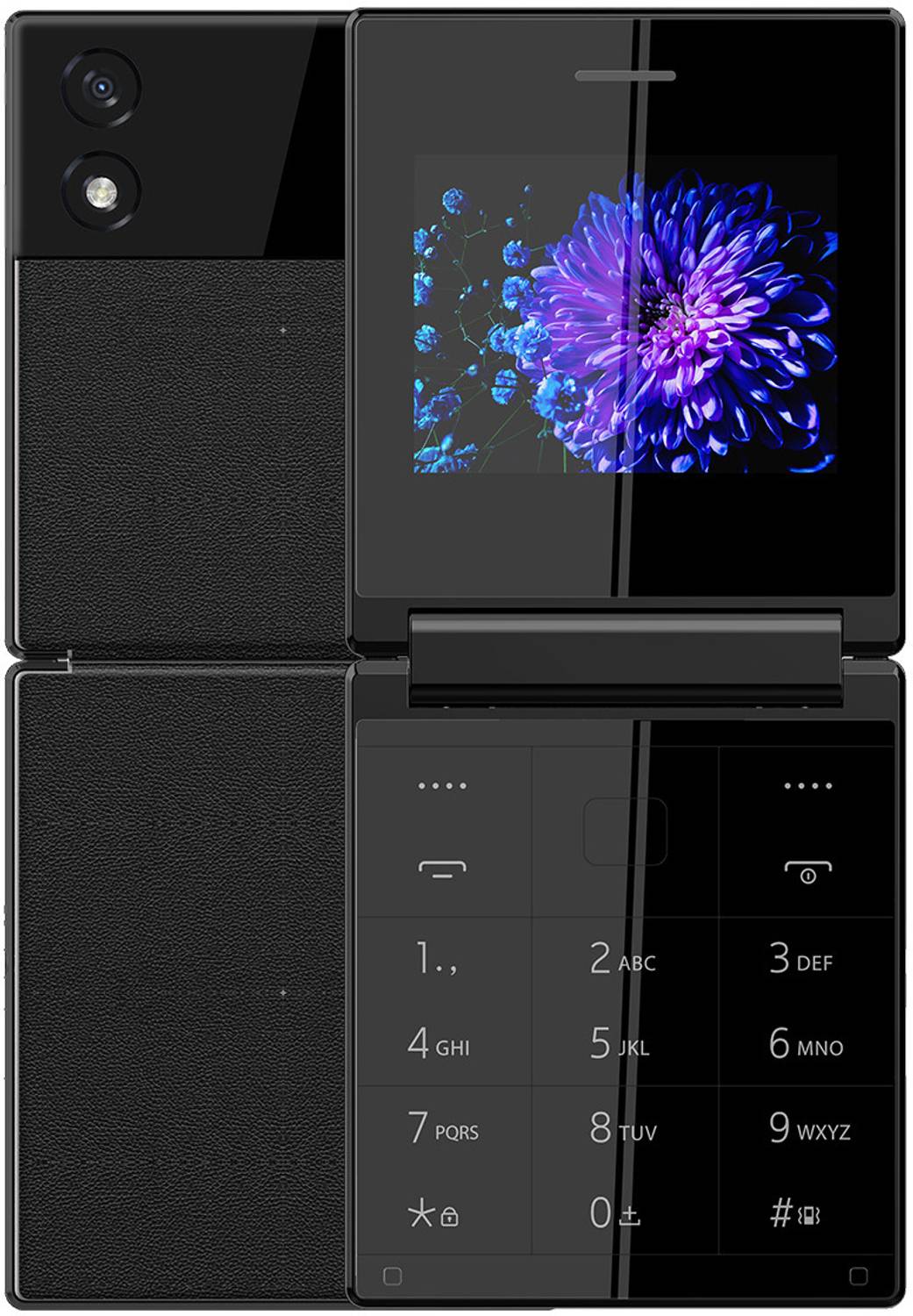 Itel Flip 1 Keypad Mobile with Type C Charging Leather Back 12