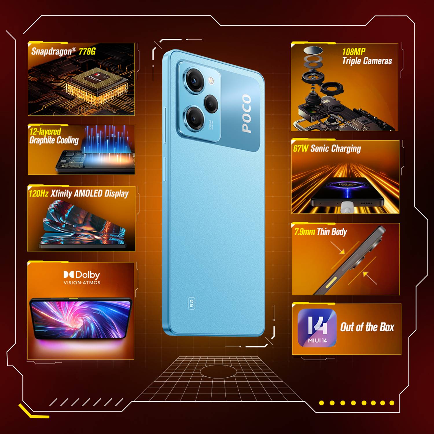 POCO X5 Pro 5G (256 GB Storage, 8 GB RAM) Online at Best Price On