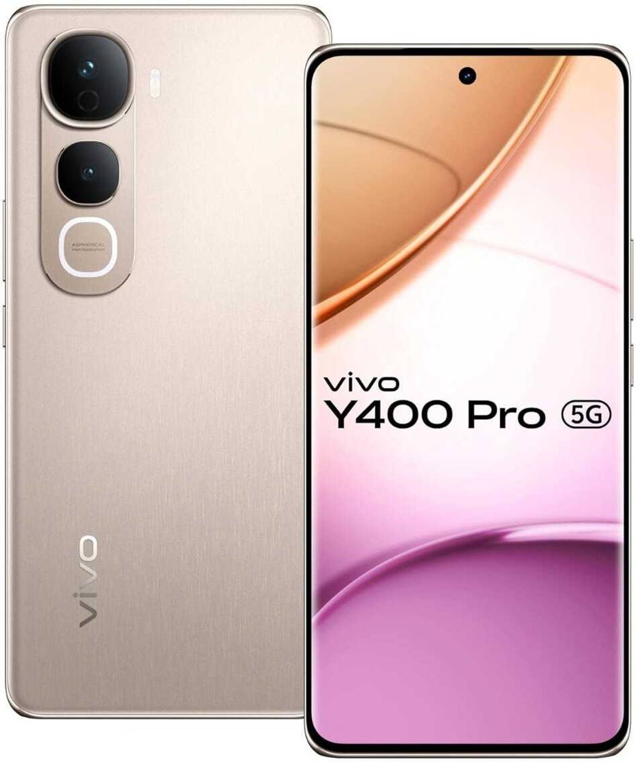 vivo Y400 Pro 5G Gold 256GB - Image 1