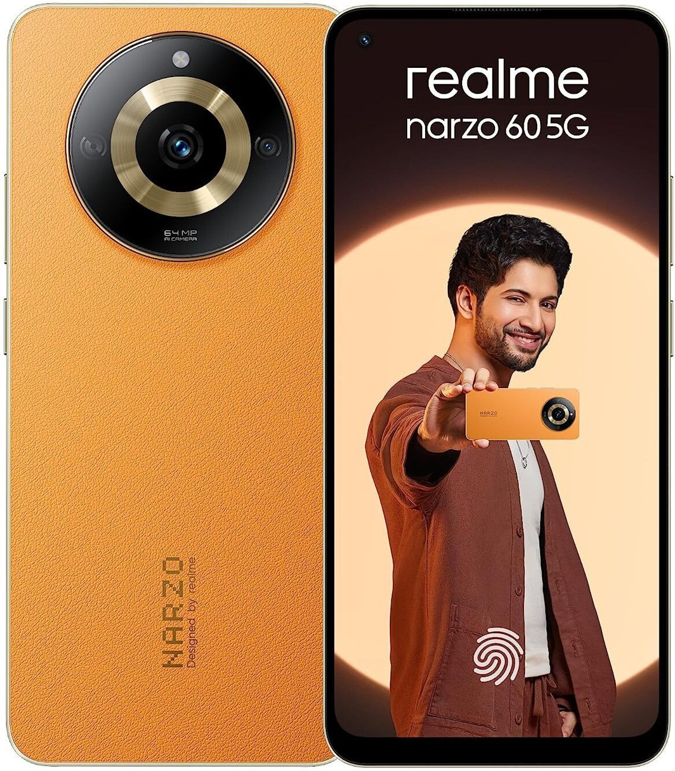 Image of realme Narzo 60 5G (Mars Orange, 128 GB)