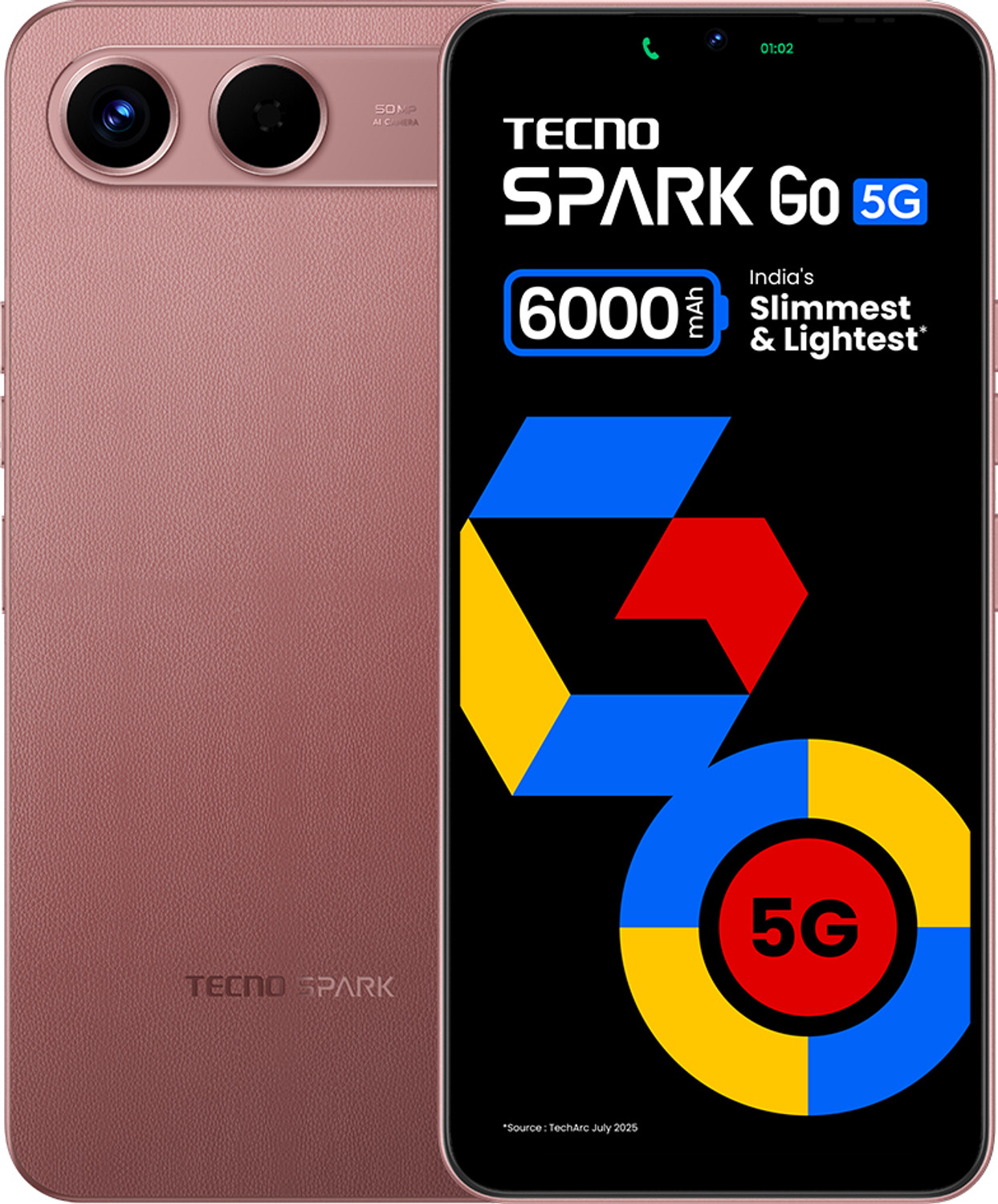 Image of Tecno Spark Go 5G (Bikaner Red, 128 GB)