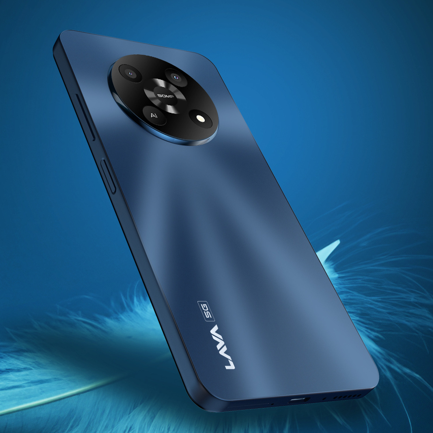 Image of LAVA Yuva 5G (Mystic Blue, 64 GB)
